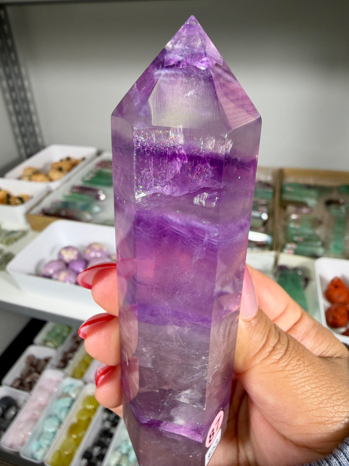 Gorgeous Rainbow Fluorite Tower | China | Opt 87