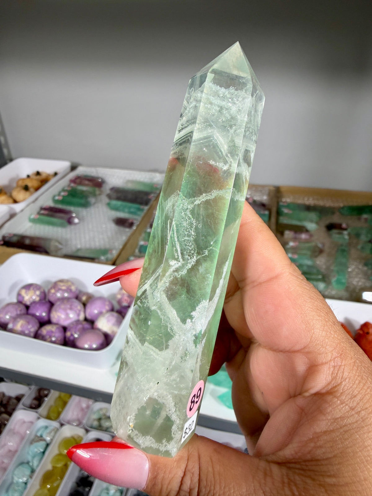 Gorgeous Rainbow Fluorite Tower | China | Opt 89