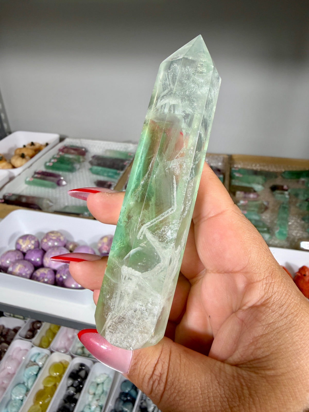 Gorgeous Rainbow Fluorite Tower | China | Opt 89
