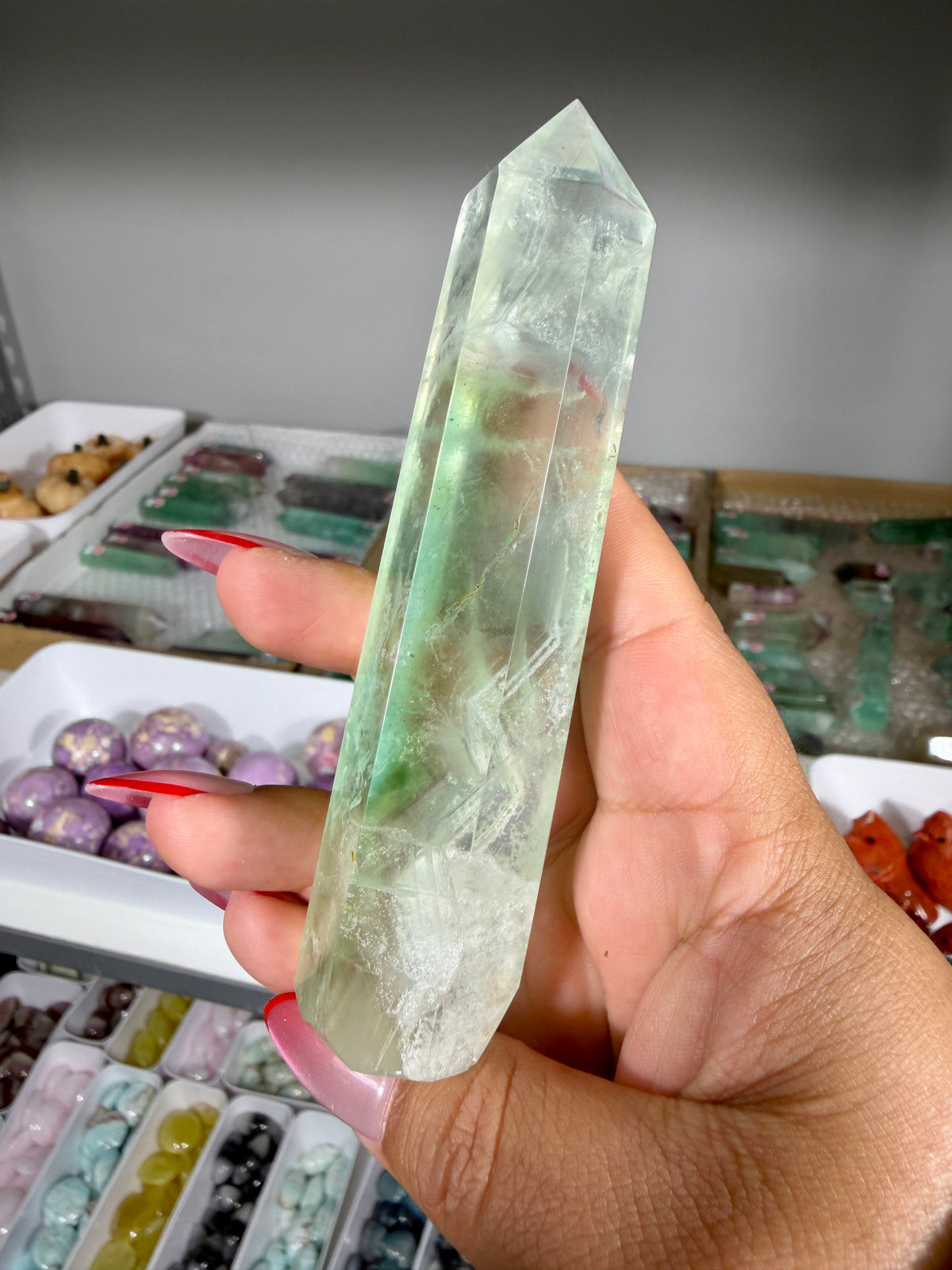Gorgeous Rainbow Fluorite Tower | China | Opt 89
