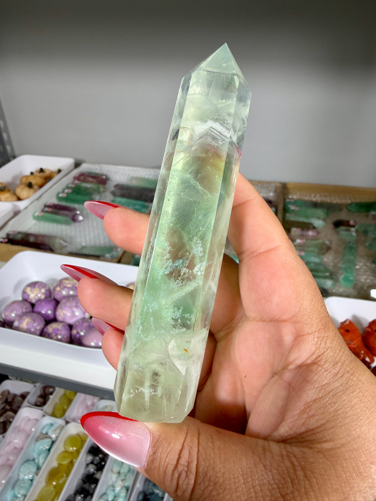Gorgeous Rainbow Fluorite Tower | China | Opt 89
