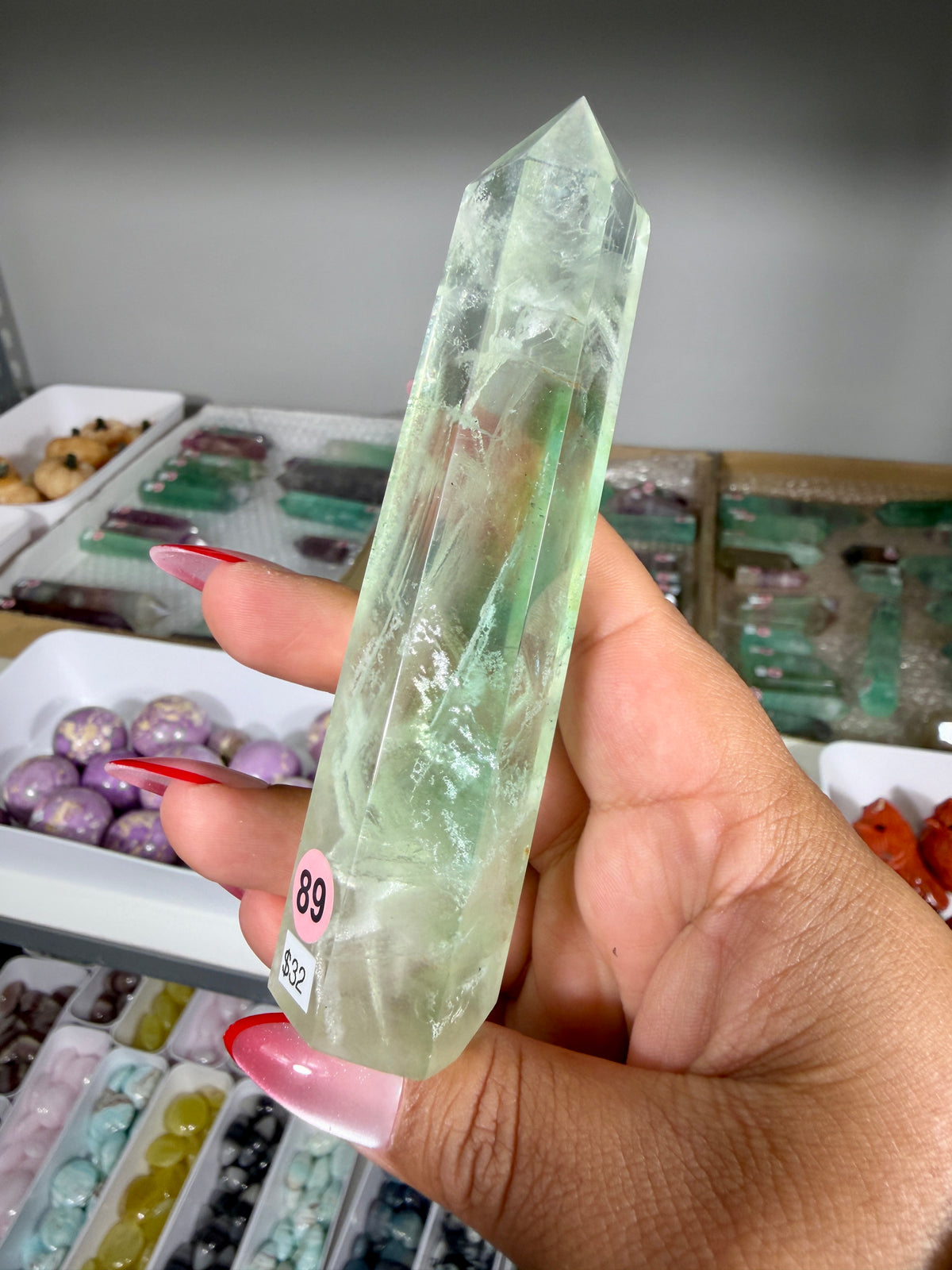 Gorgeous Rainbow Fluorite Tower | China | Opt 89