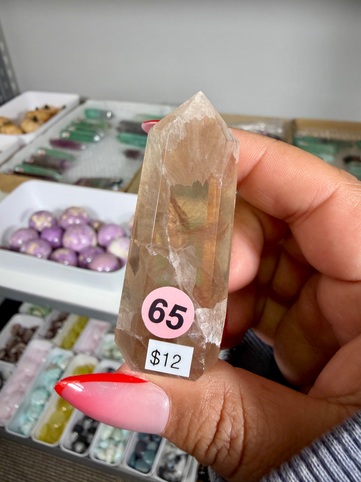 Gorgeous Rainbow Fluorite Tower | China | Opt 65