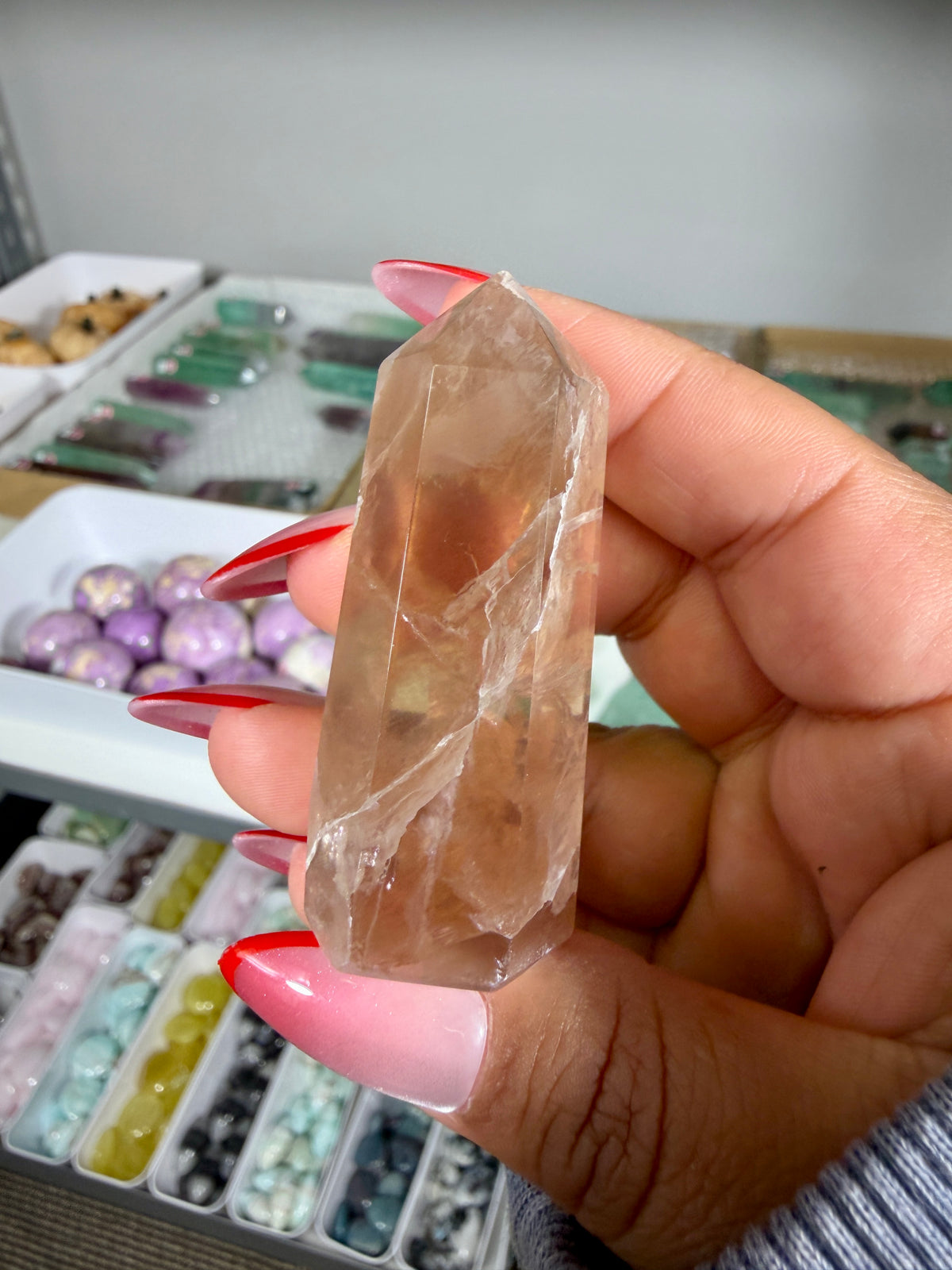 Gorgeous Rainbow Fluorite Tower | China | Opt 65