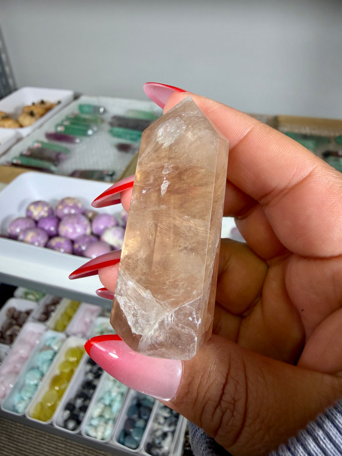 Gorgeous Rainbow Fluorite Tower | China | Opt 65
