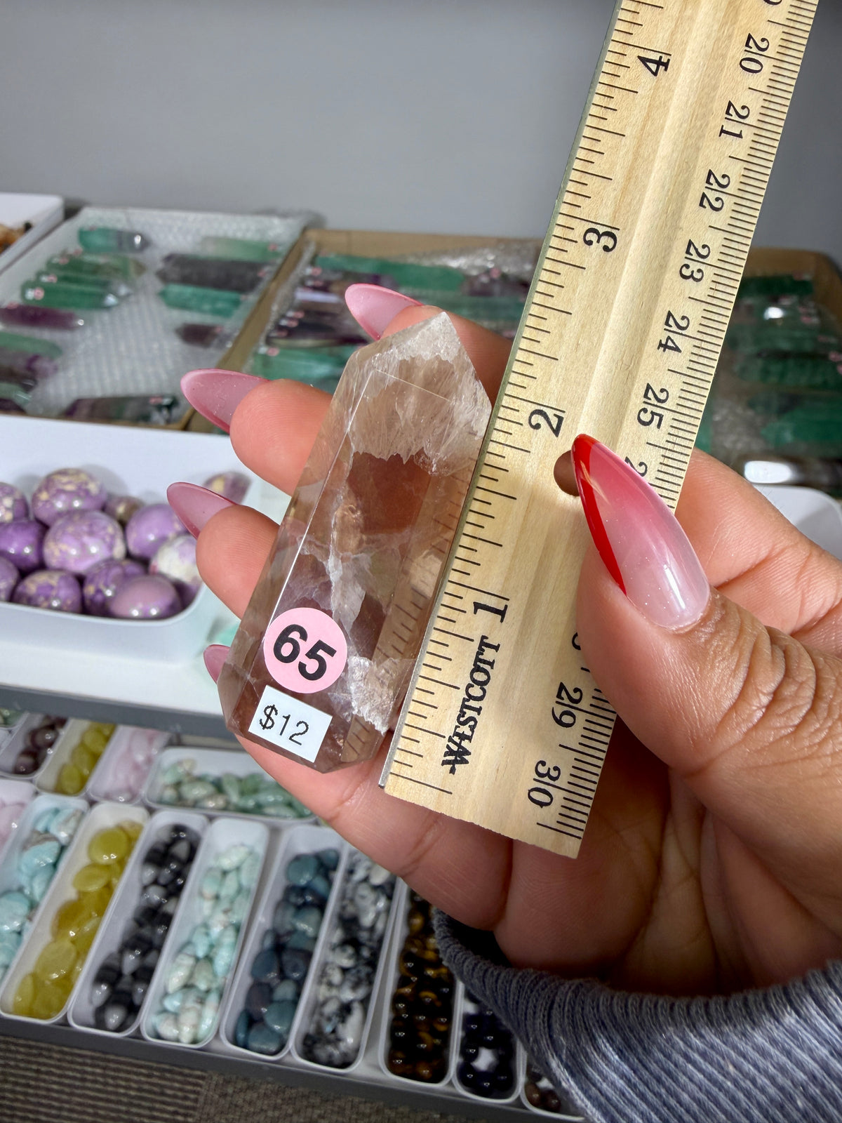 Gorgeous Rainbow Fluorite Tower | China | Opt 65
