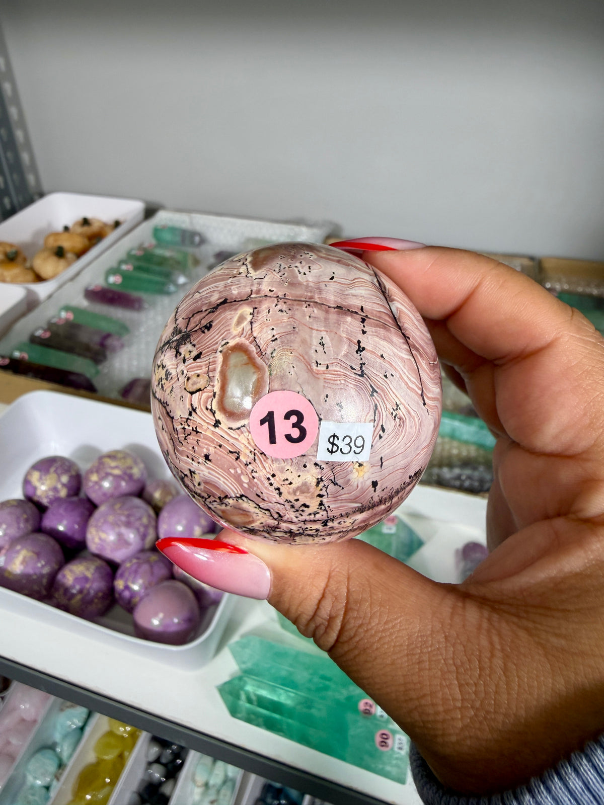 Gorgeous Picture Jasper Sphere | Opt 13