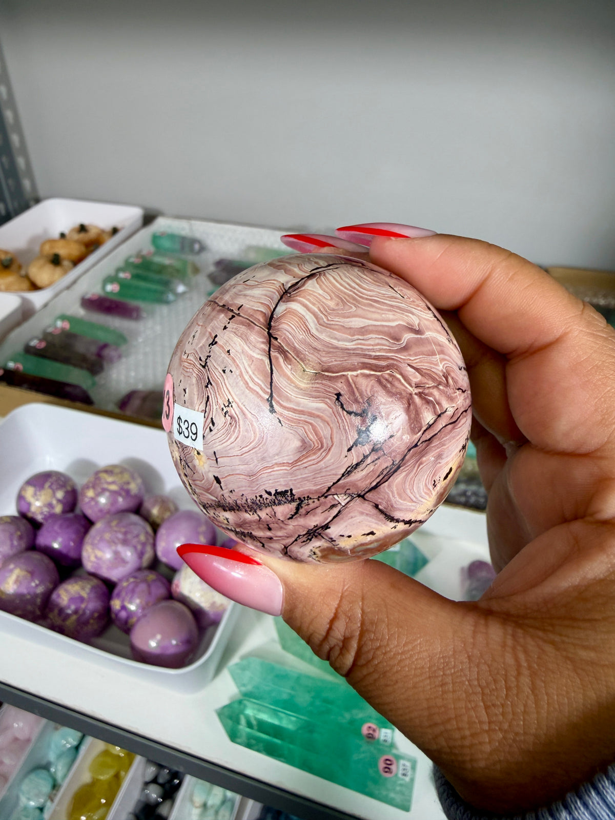 Gorgeous Picture Jasper Sphere | Opt 13