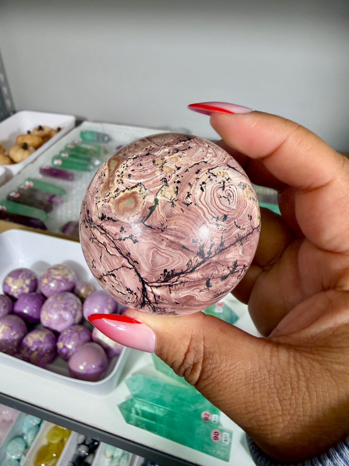 Gorgeous Picture Jasper Sphere | Opt 13