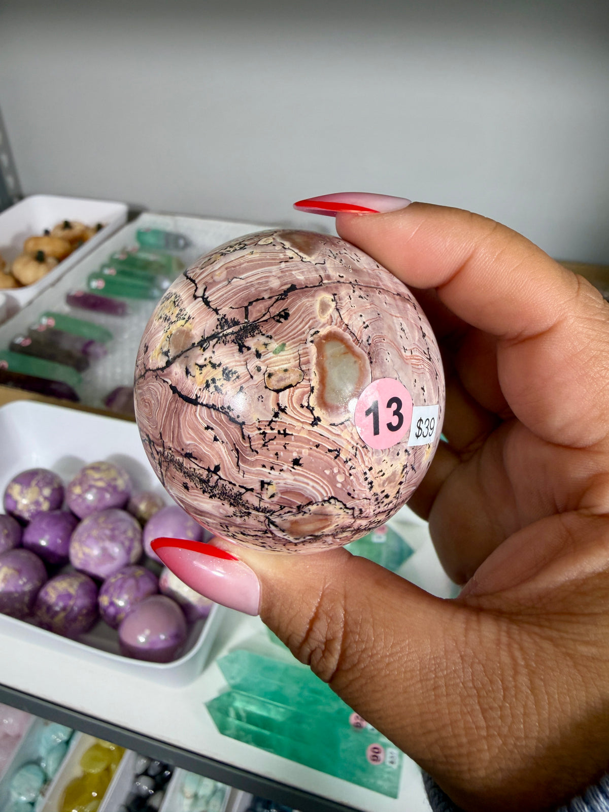 Gorgeous Picture Jasper Sphere | Opt 13