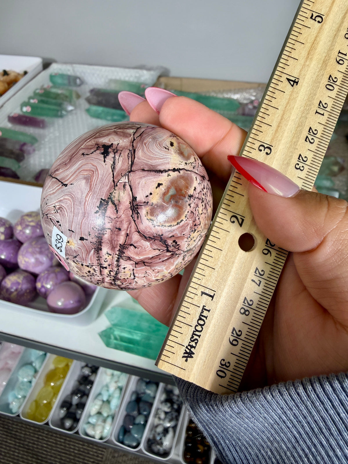 Gorgeous Picture Jasper Sphere | Opt 13