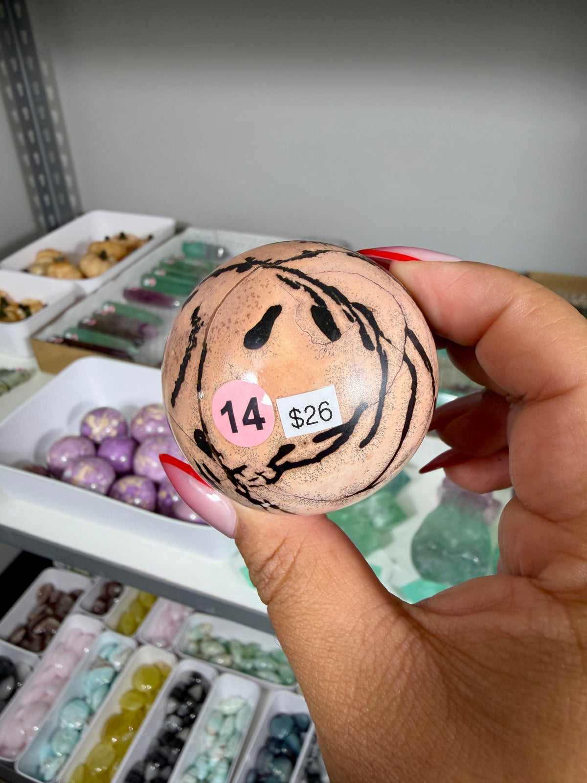 Gorgeous Picture Jasper Sphere | Opt 14