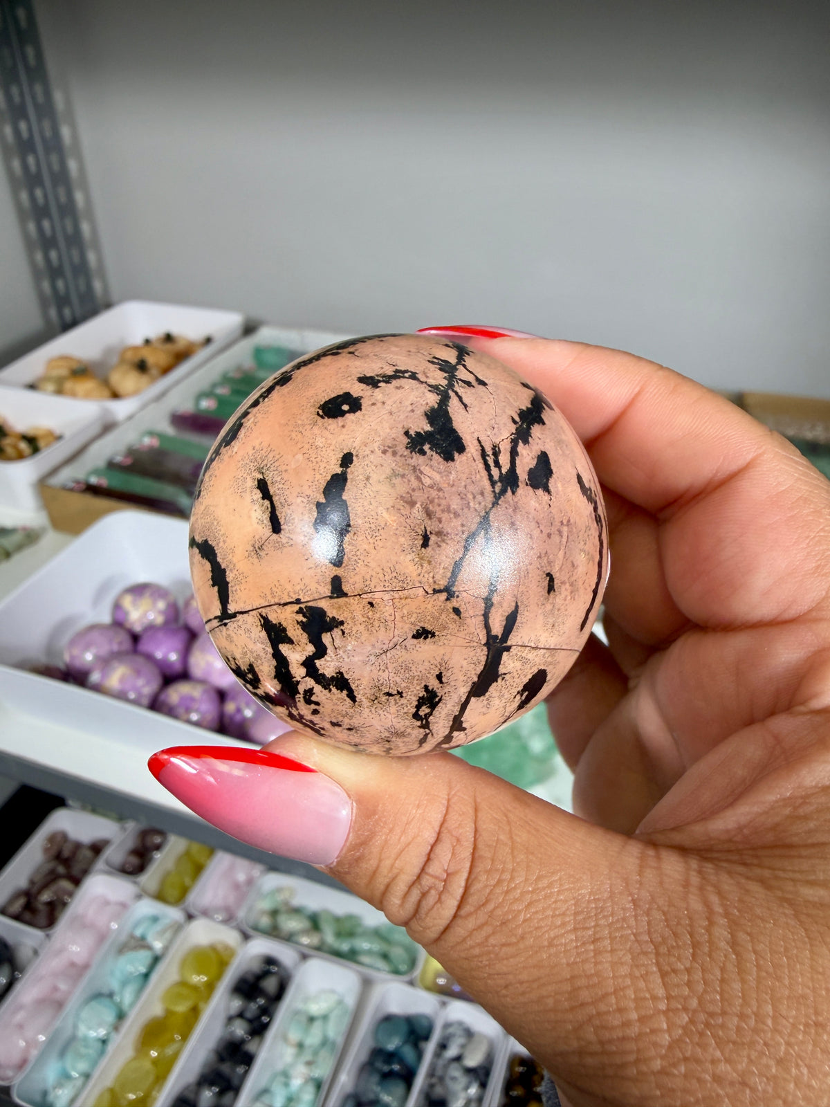 Gorgeous Picture Jasper Sphere | Opt 14