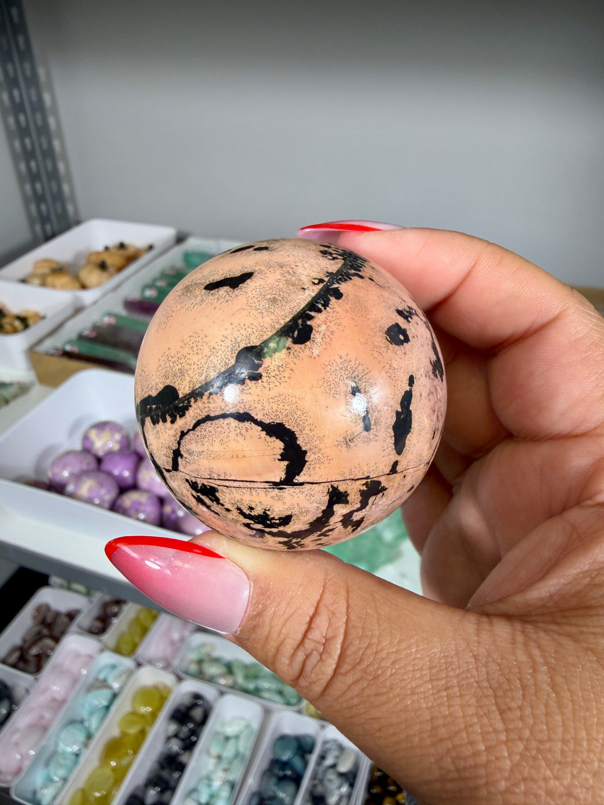 Gorgeous Picture Jasper Sphere | Opt 14