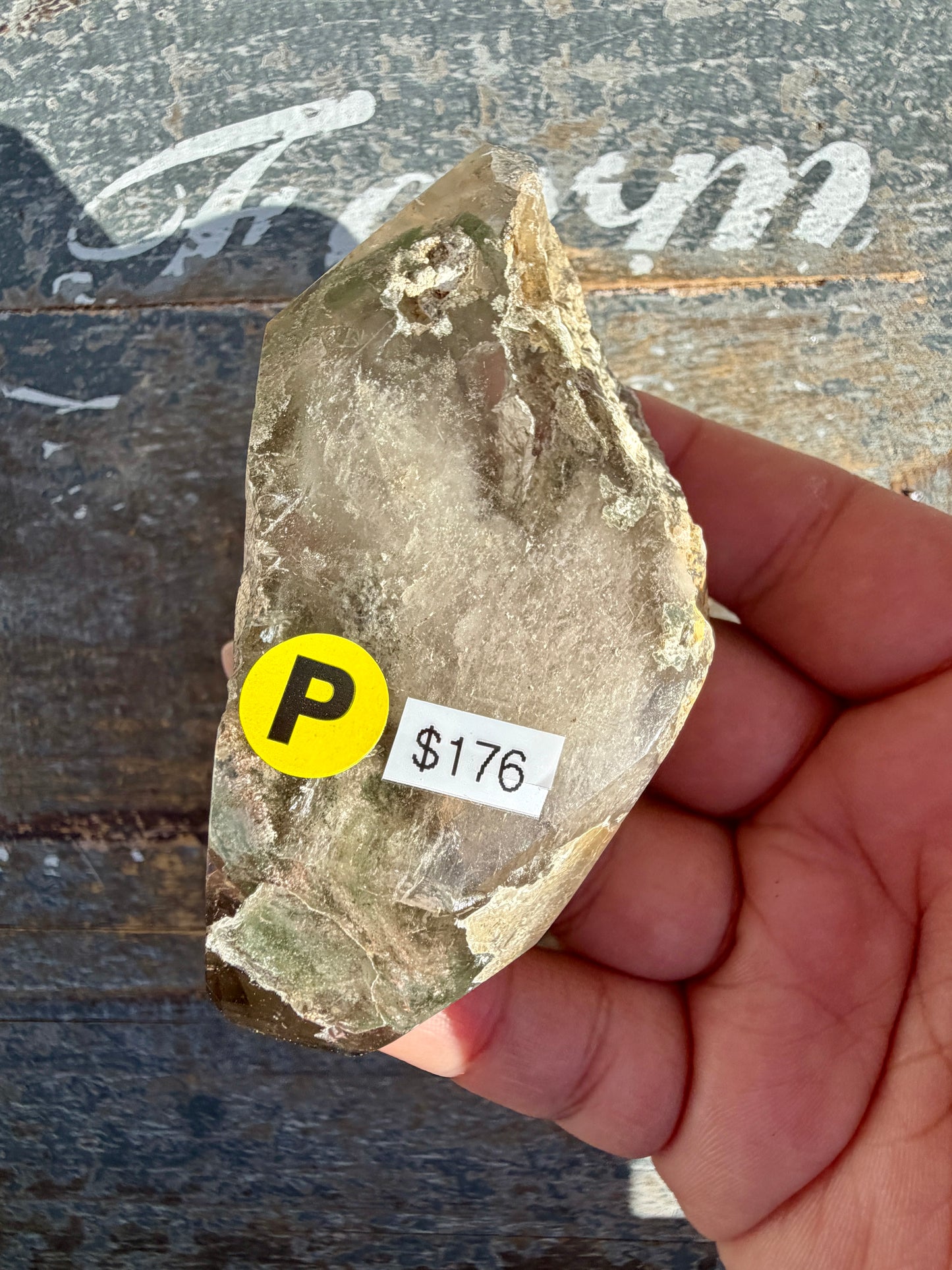 Gorgeous Sparkly Garden Quartz Freeform  | Opt P