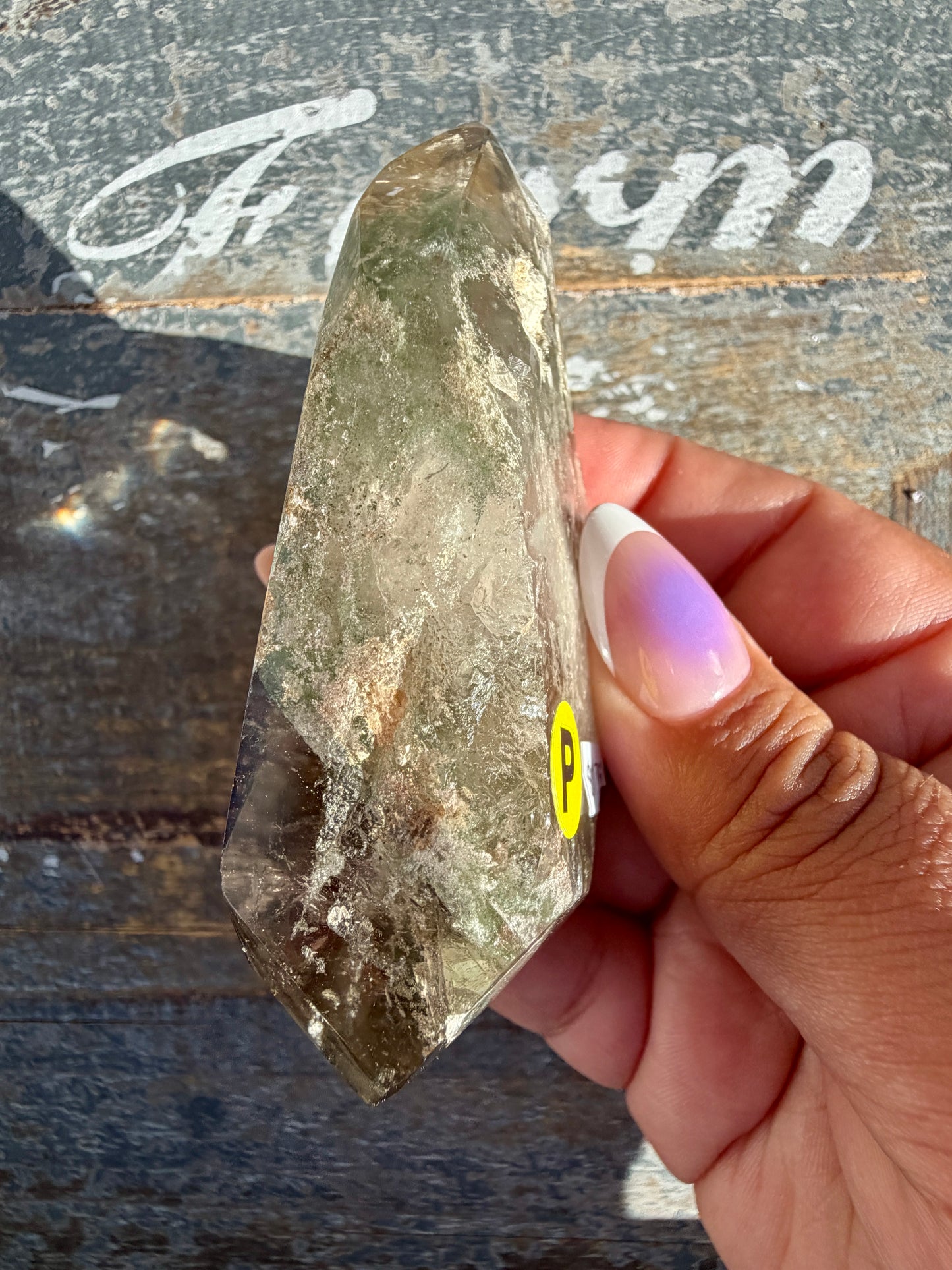 Gorgeous Sparkly Garden Quartz Freeform  | Opt P