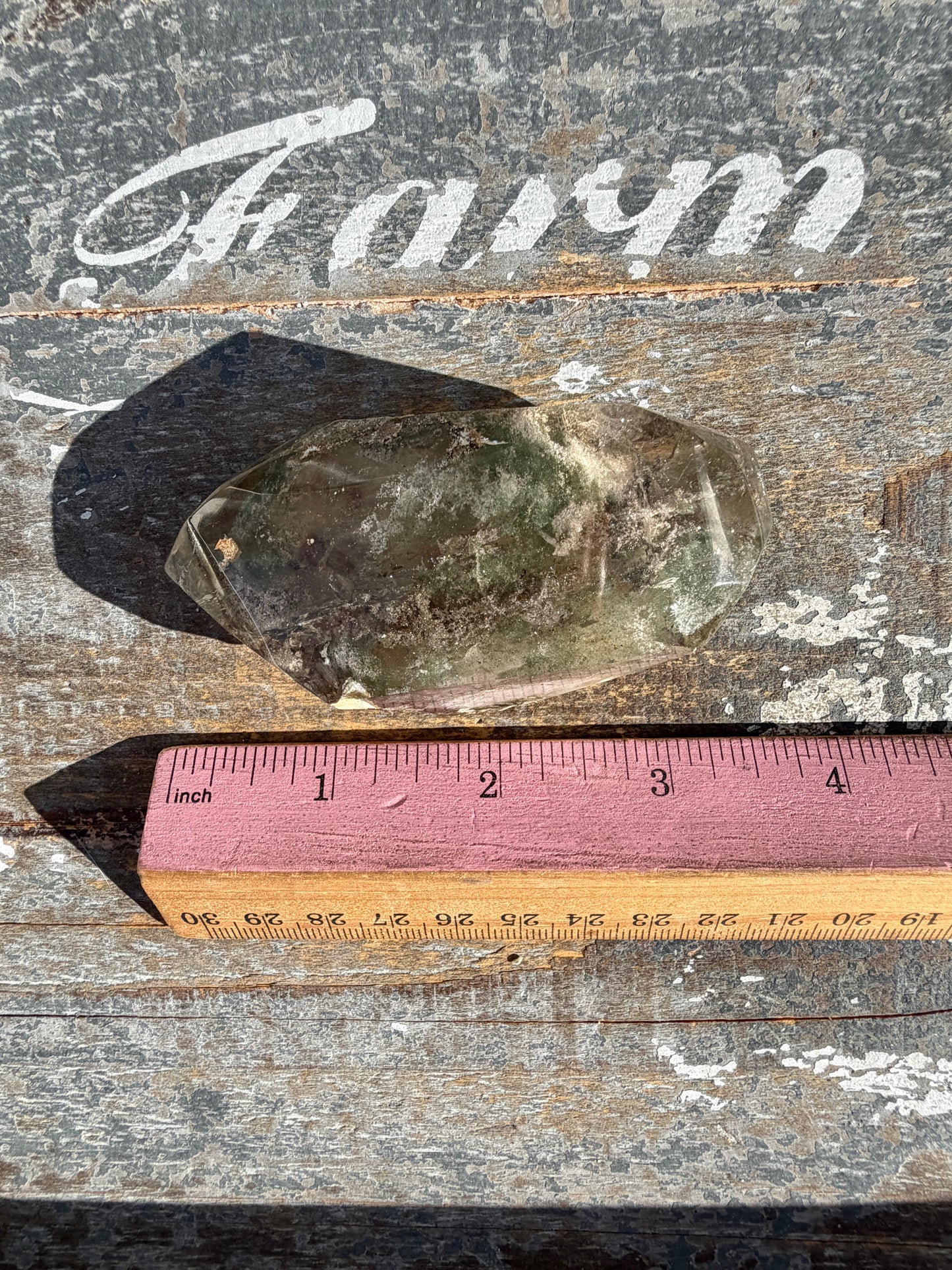 Gorgeous Sparkly Garden Quartz Freeform  | Opt P