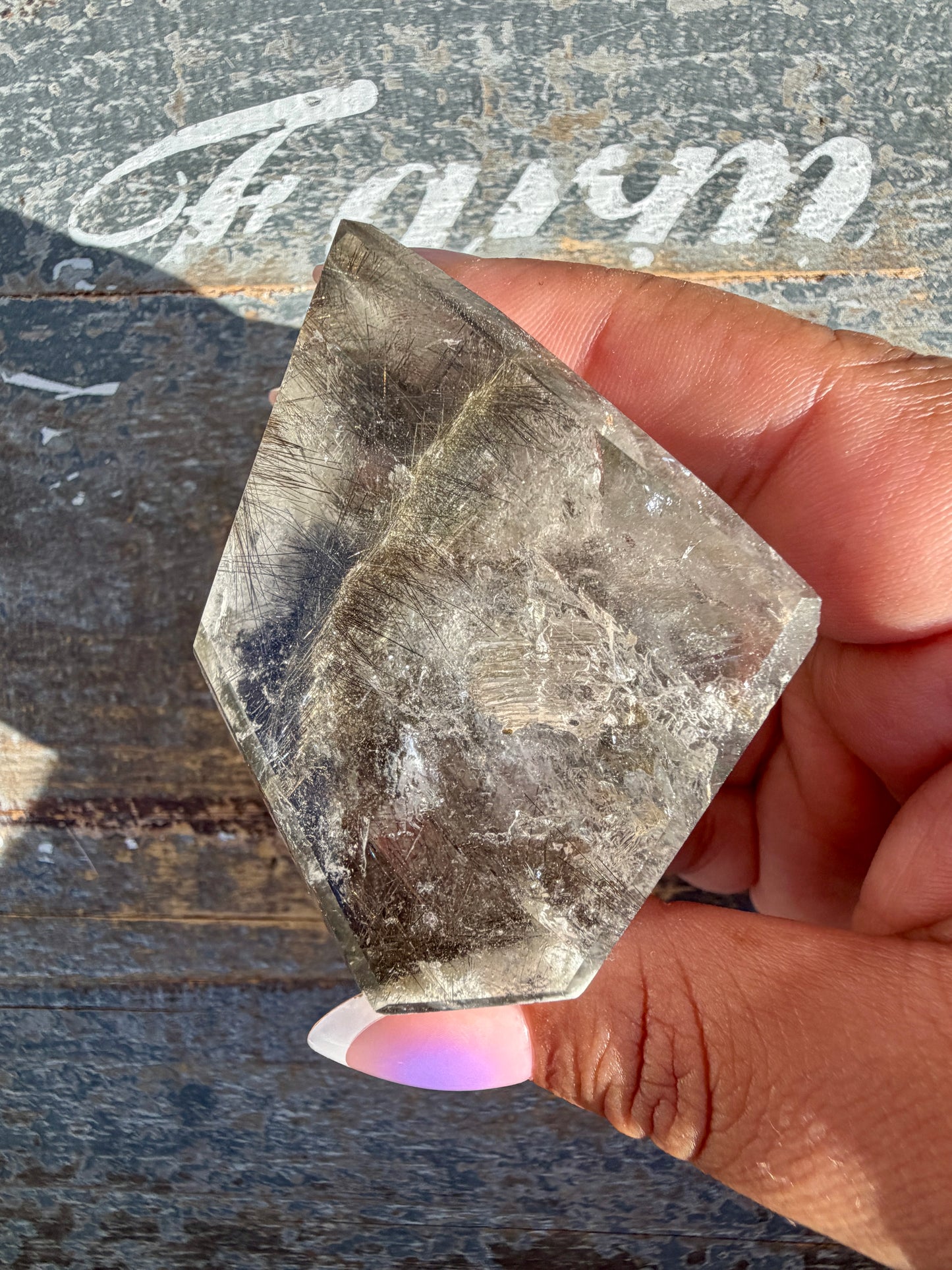Gorgeous High Quality Rutile Quartz Freeform | Opt W