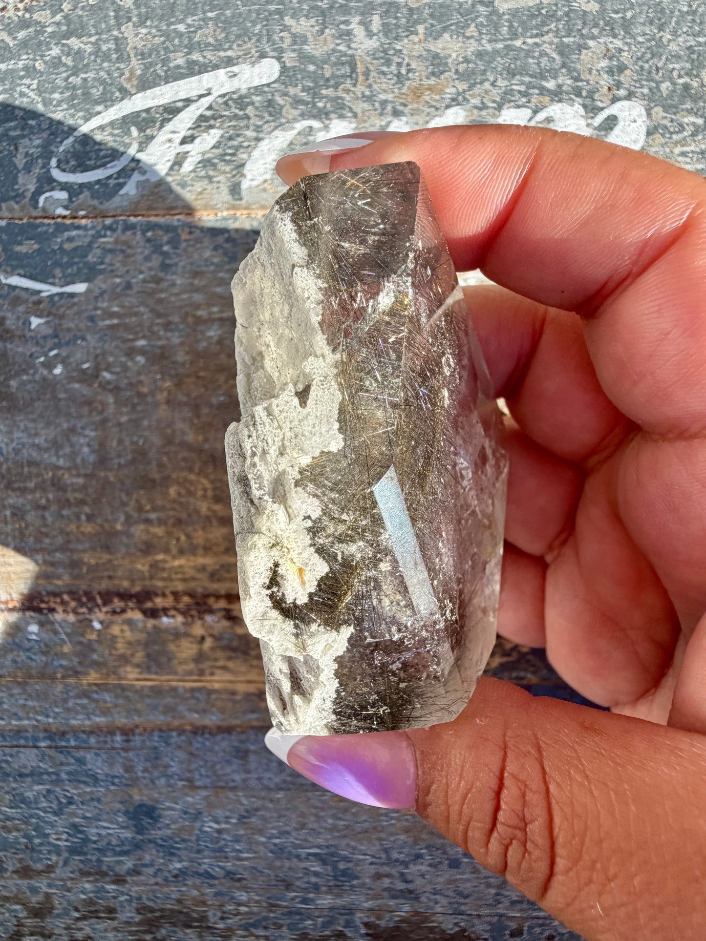 Gorgeous High Quality Rutile Quartz Freeform | Opt W