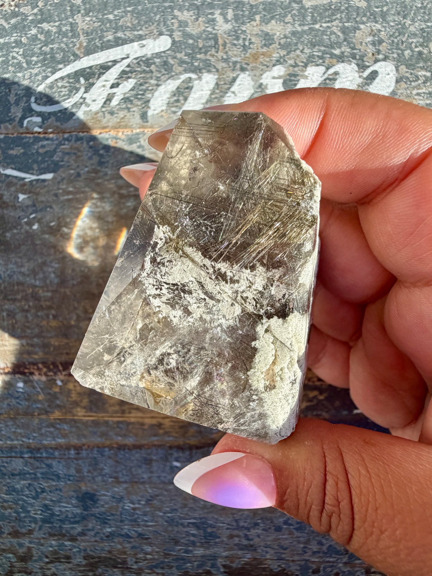 Gorgeous High Quality Rutile Quartz Freeform | Opt W