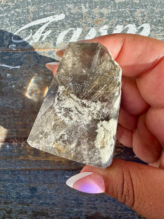 Gorgeous High Quality Rutile Quartz Freeform | Opt W