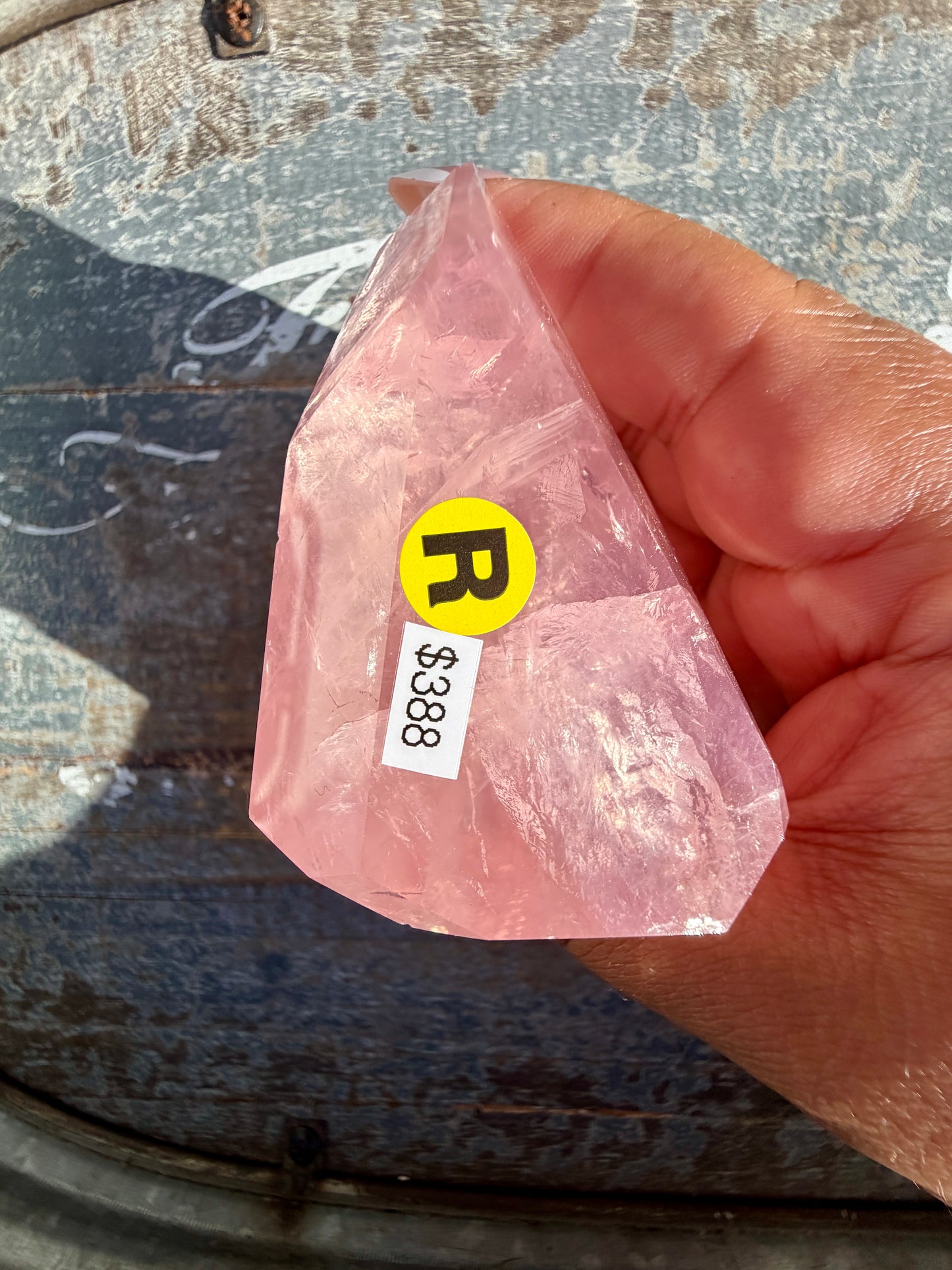 Gorgeous High Quality Rose Quartz Freeform | Opt R