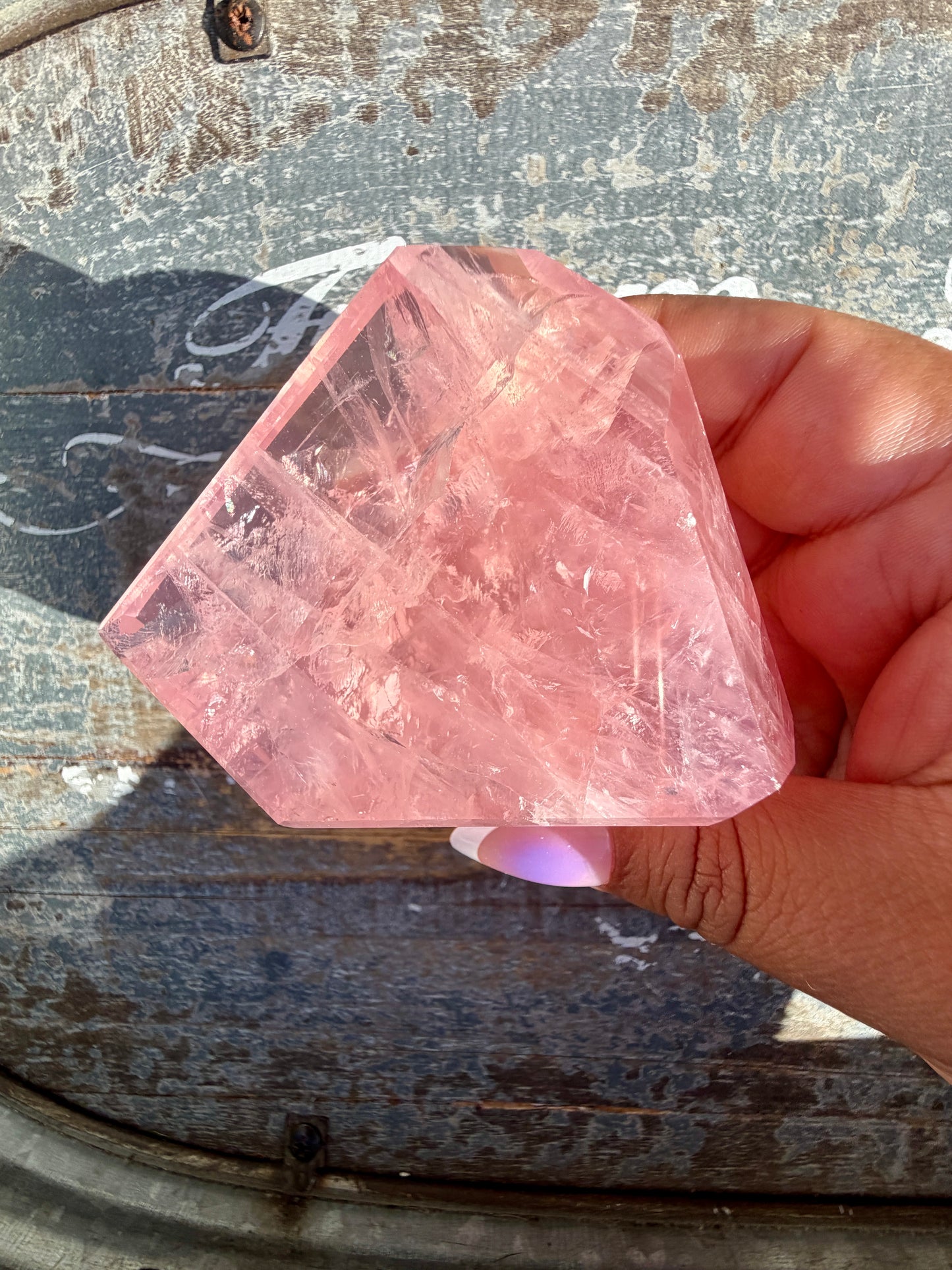 Gorgeous High Quality Rose Quartz Freeform | Opt R