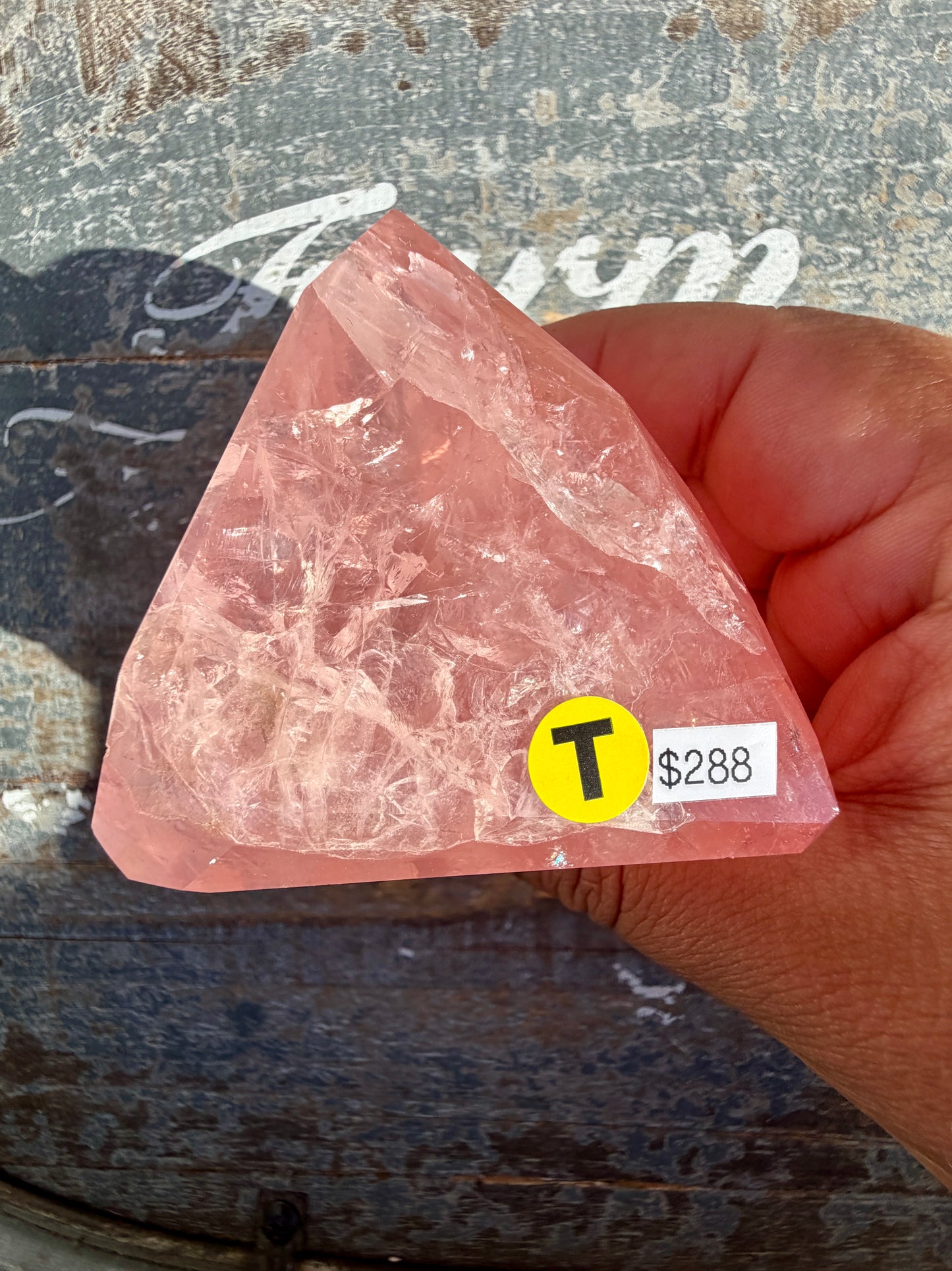 Gorgeous High Quality Rose Quartz Freeform | Opt T