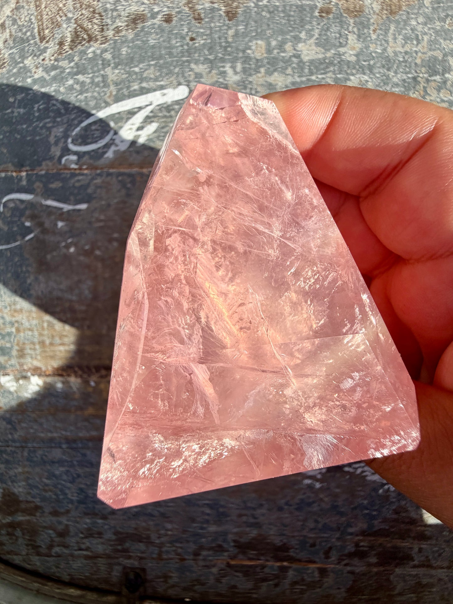 Gorgeous High Quality Rose Quartz Freeform | Opt T