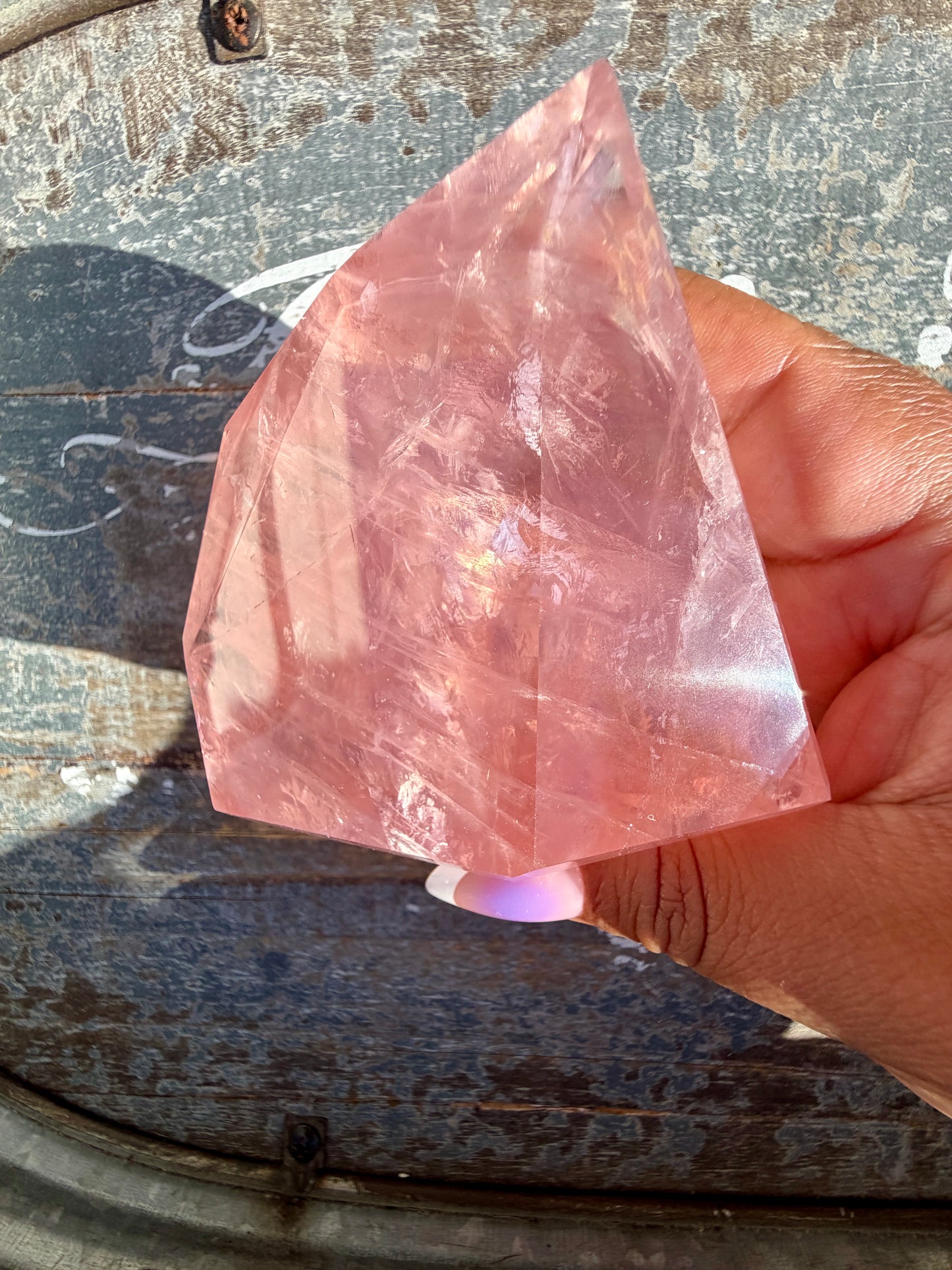 Gorgeous High Quality Rose Quartz Freeform | Opt U