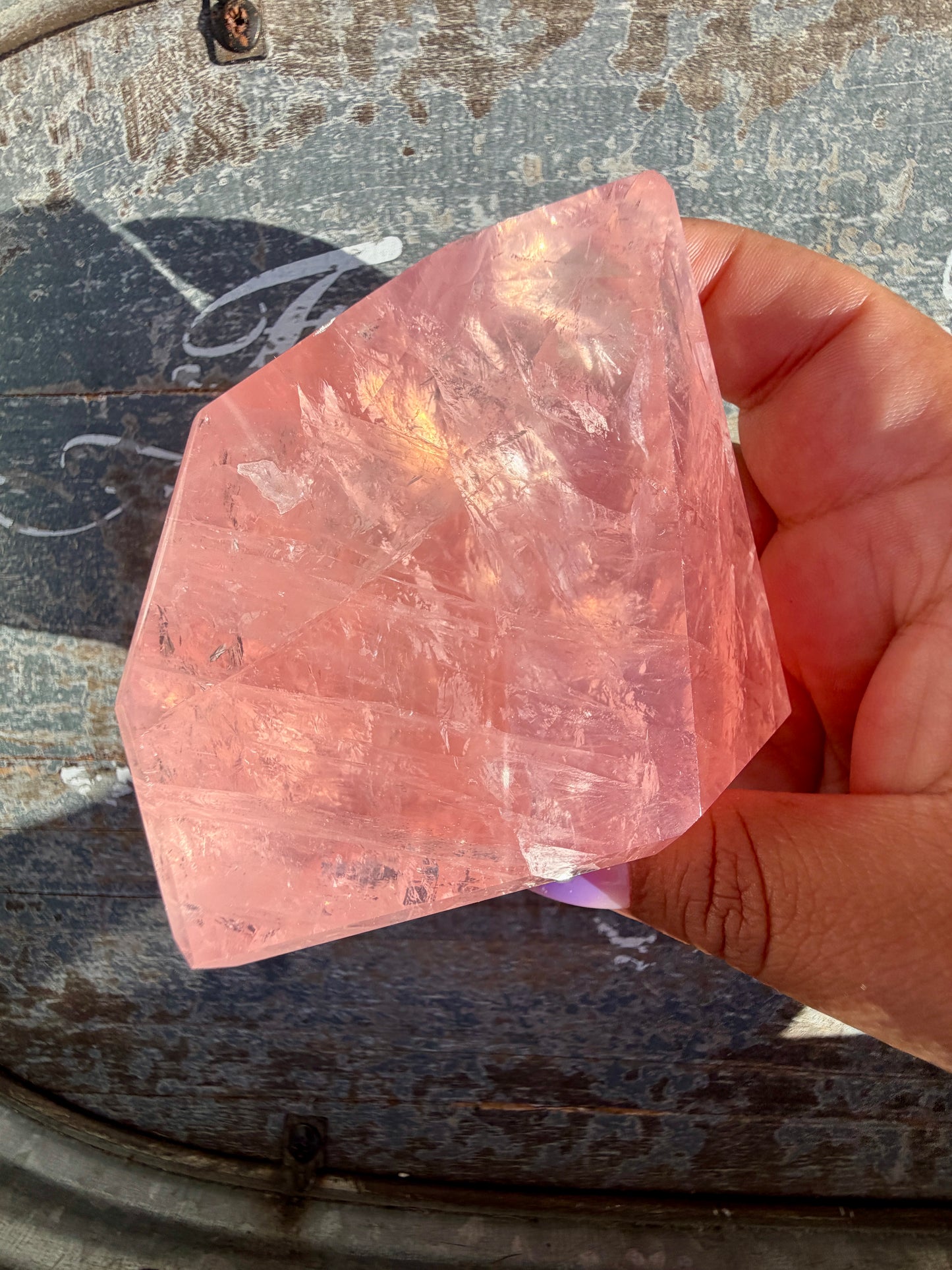 Gorgeous High Quality Rose Quartz Freeform | Opt U