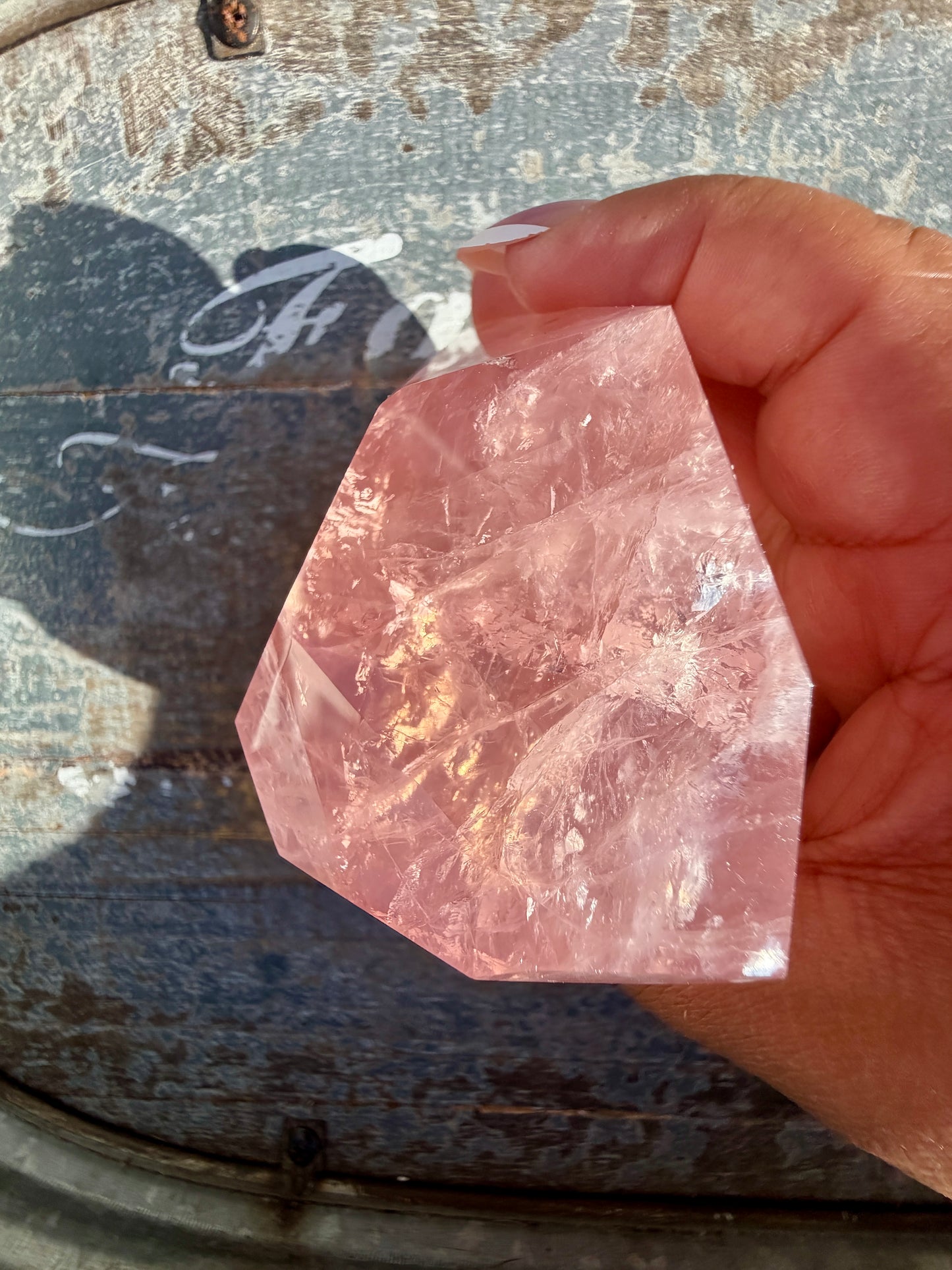 Gorgeous High Quality Rose Quartz Freeform | Opt U