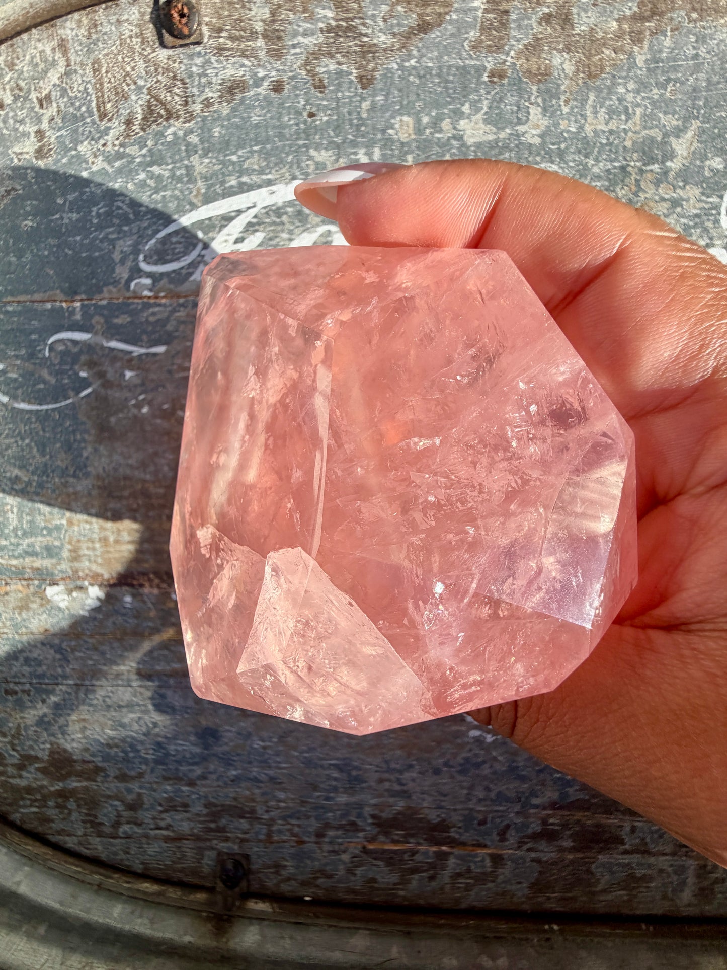 Gorgeous High Quality Rose Quartz Freeform | Opt U