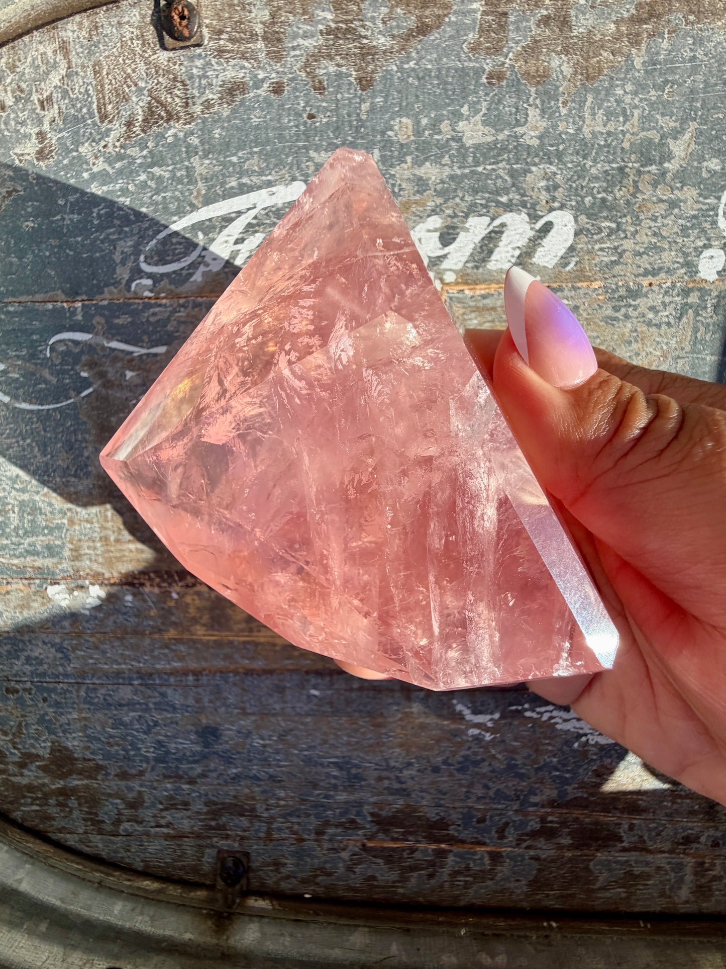 Gorgeous High Quality Rose Quartz Freeform | Opt U