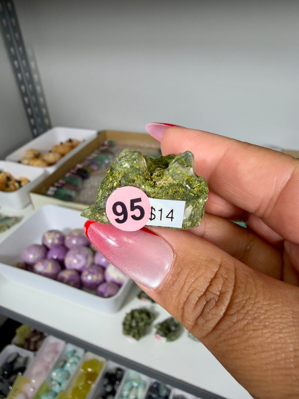 Gorgeous Epidote In Quartz Specimen | Turkey | Opt 95