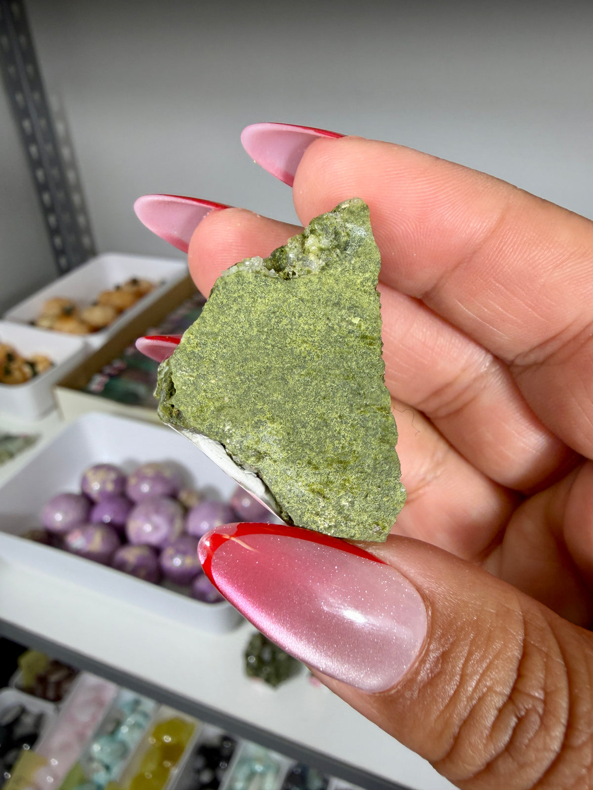Gorgeous Epidote In Quartz Specimen | Turkey | Opt 95