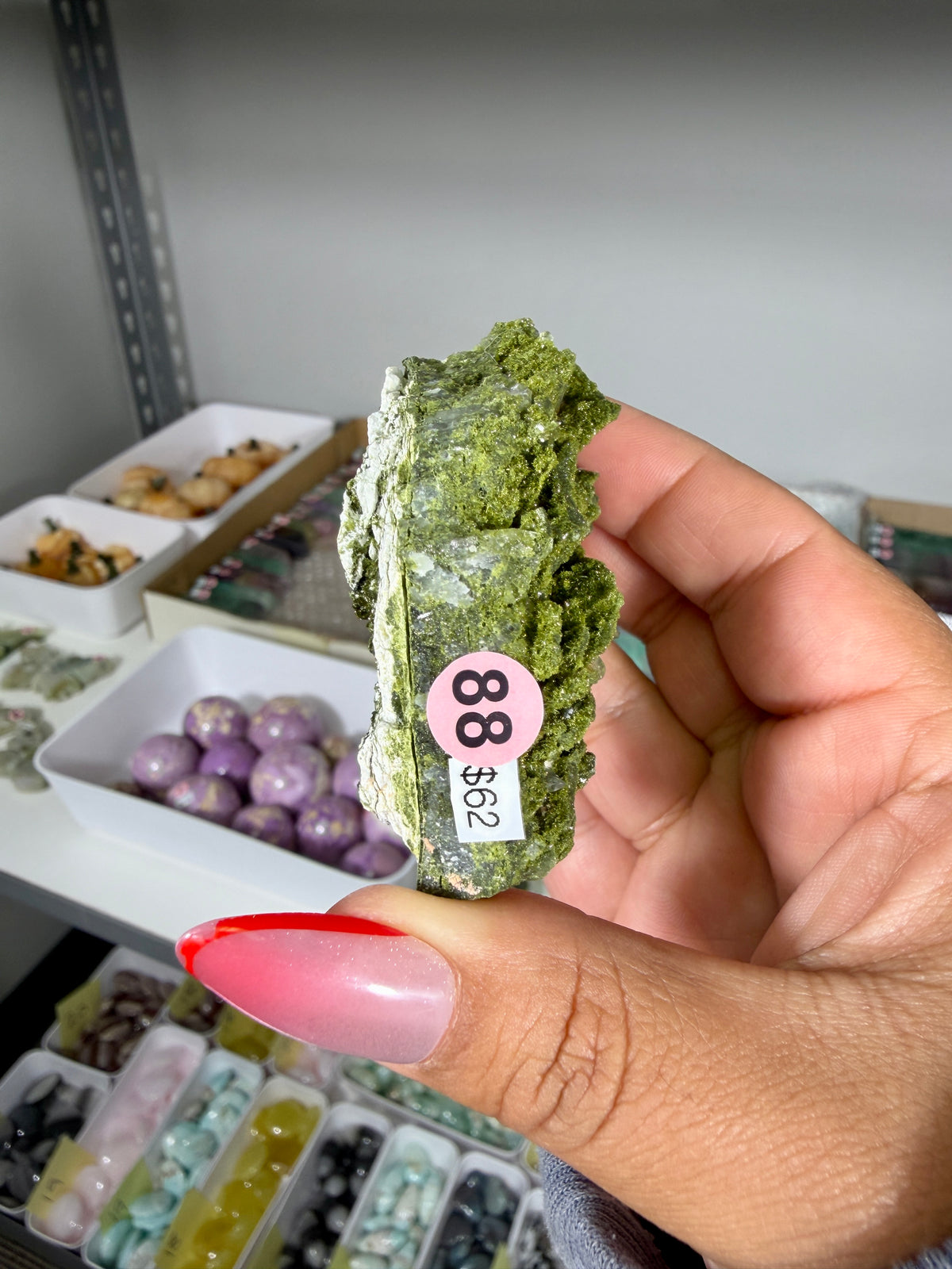 Gorgeous Epidote In Quartz Specimen | Turkey | Opt 88