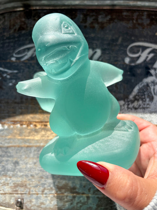 Large Opalite Charmander Carving