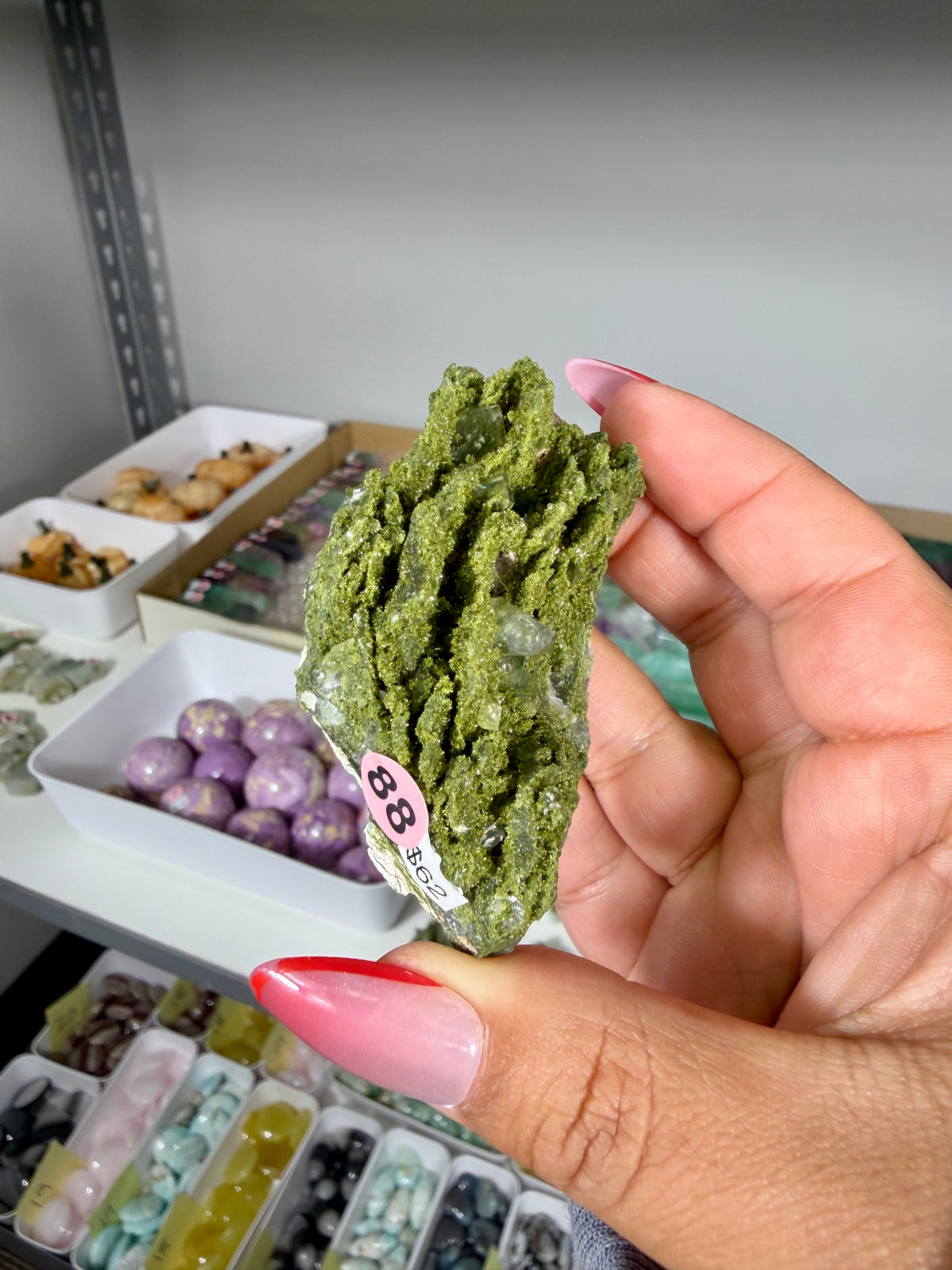Gorgeous Epidote In Quartz Specimen | Turkey | Opt 88