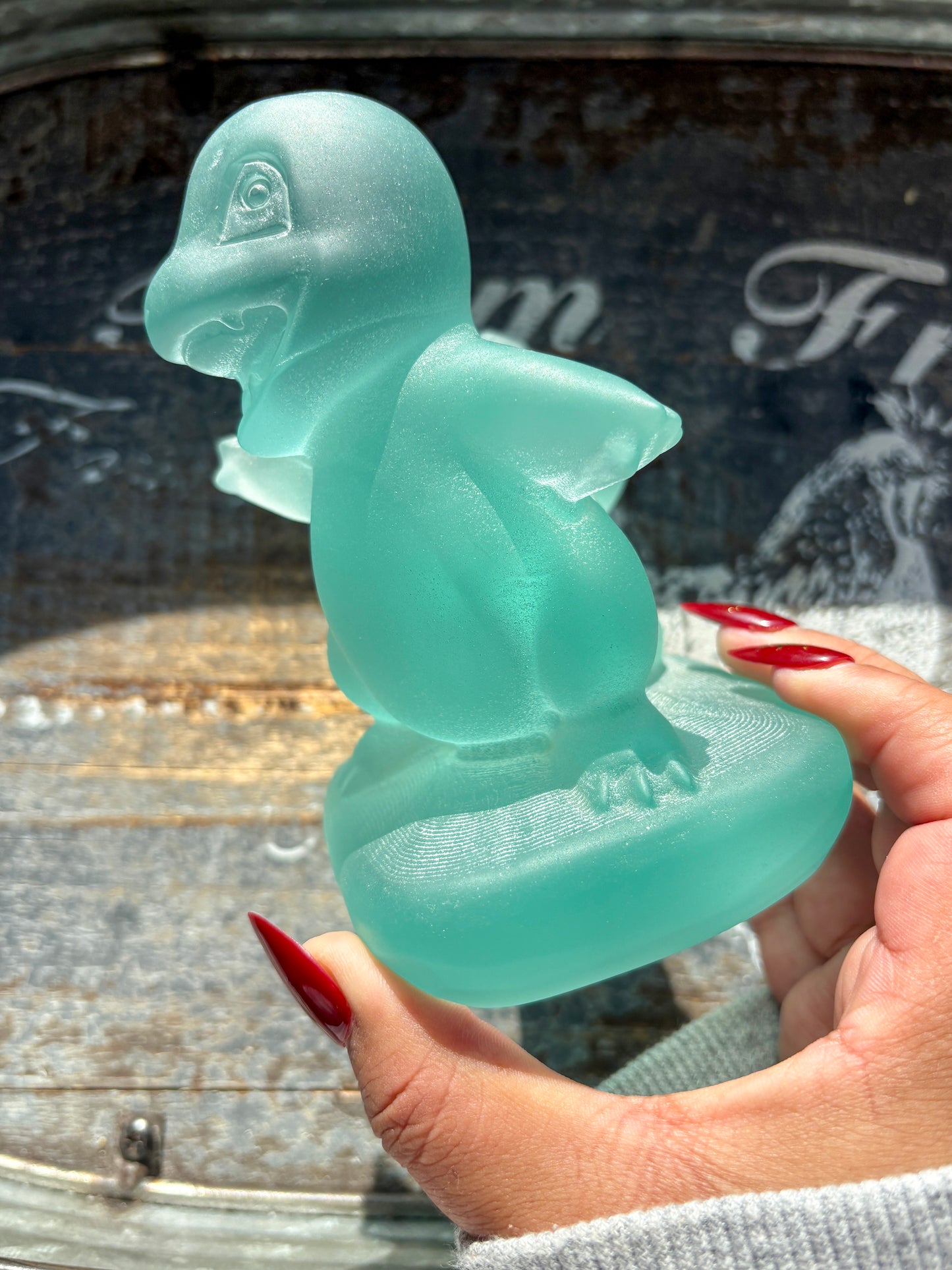 Large Opalite Charmander Carving