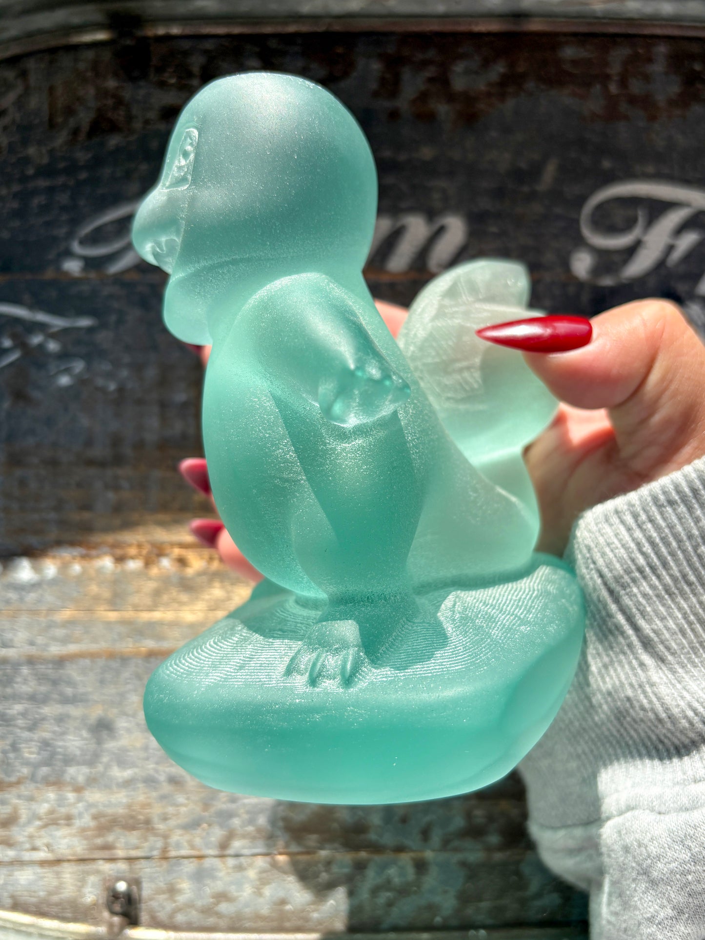 Large Opalite Charmander Carving