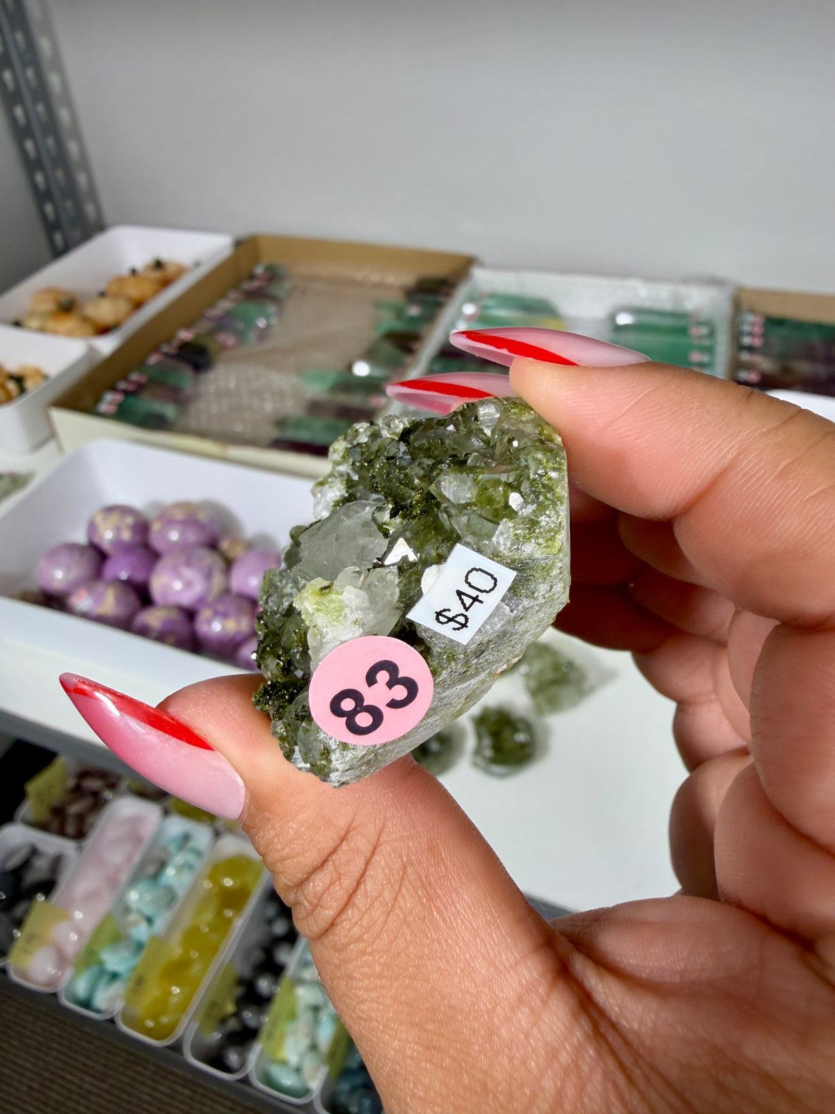 Gorgeous Epidote In Quartz Specimen | Turkey | Opt 83