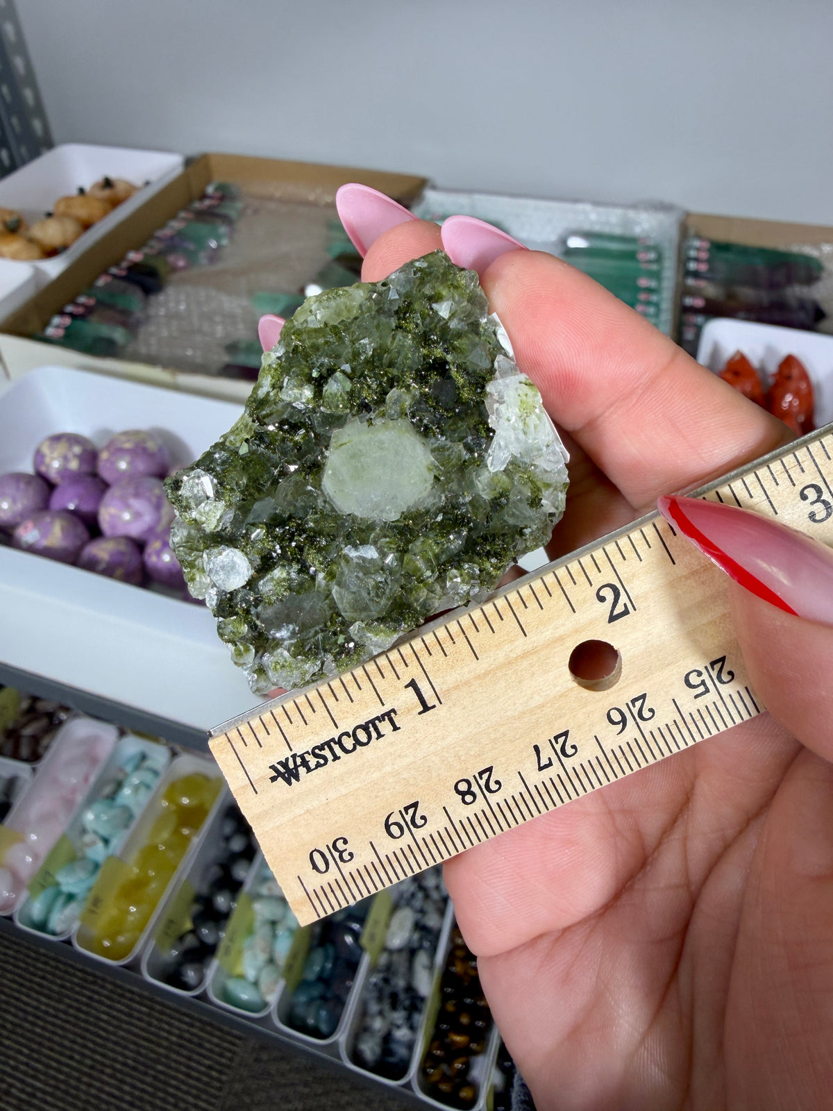 Gorgeous Epidote In Quartz Specimen | Turkey | Opt 83