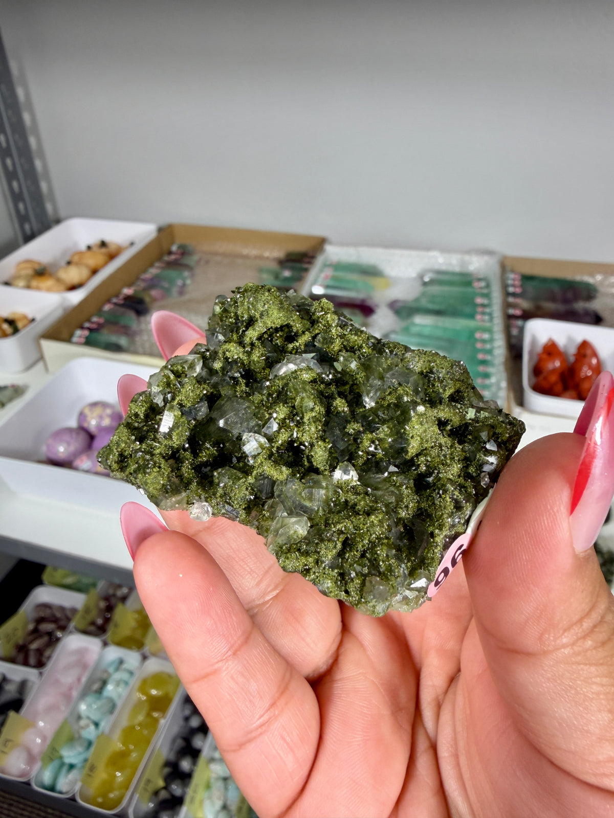 Gorgeous Epidote In Quartz Specimen | Turkey | Opt 96