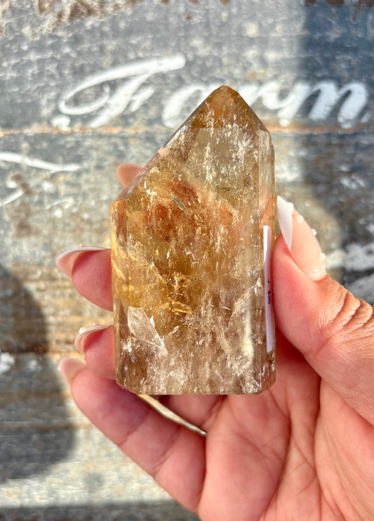 Gorgeous AAA Citrine Tower from Brazil | Opt J