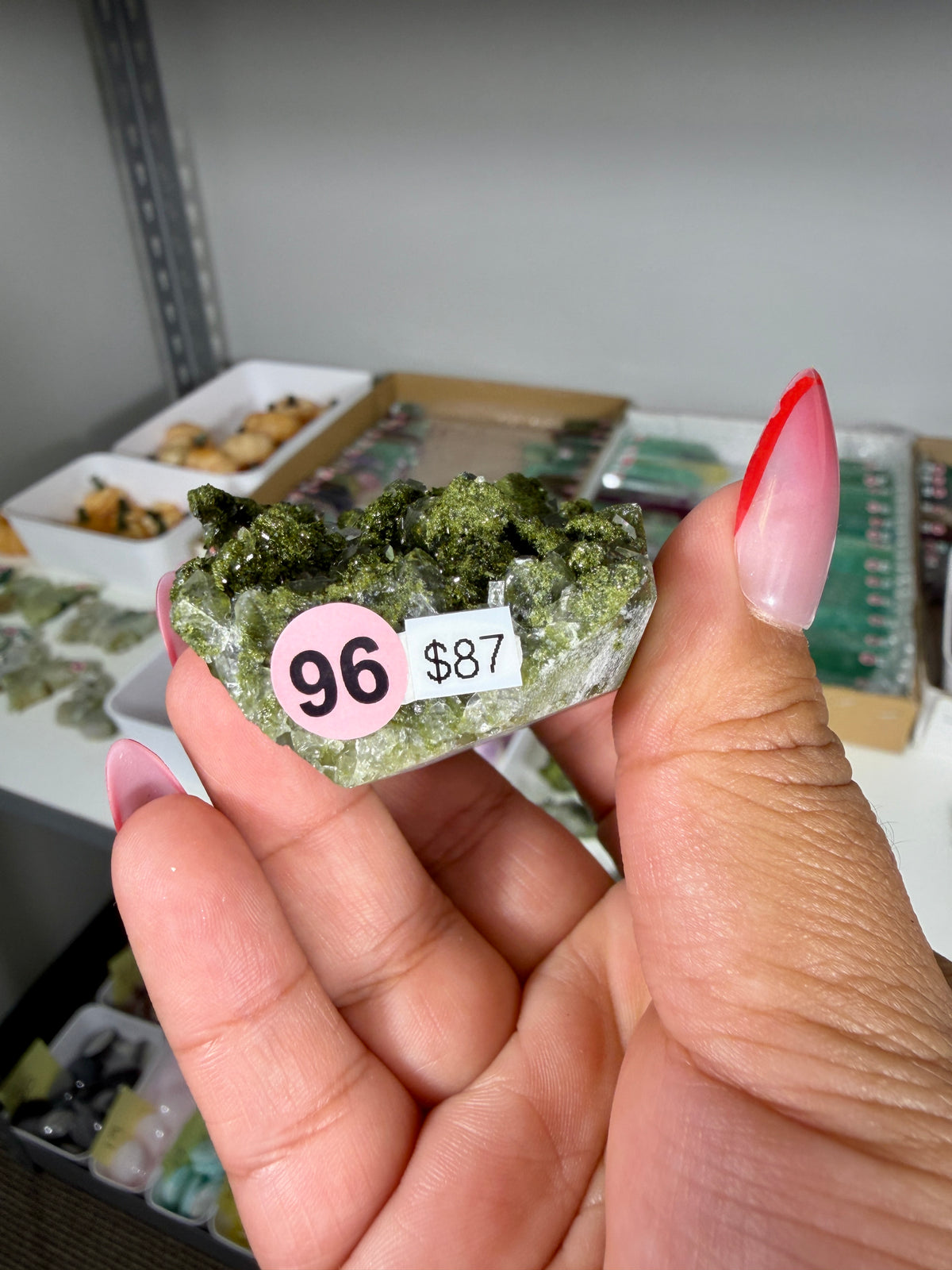 Gorgeous Epidote In Quartz Specimen | Turkey | Opt 96