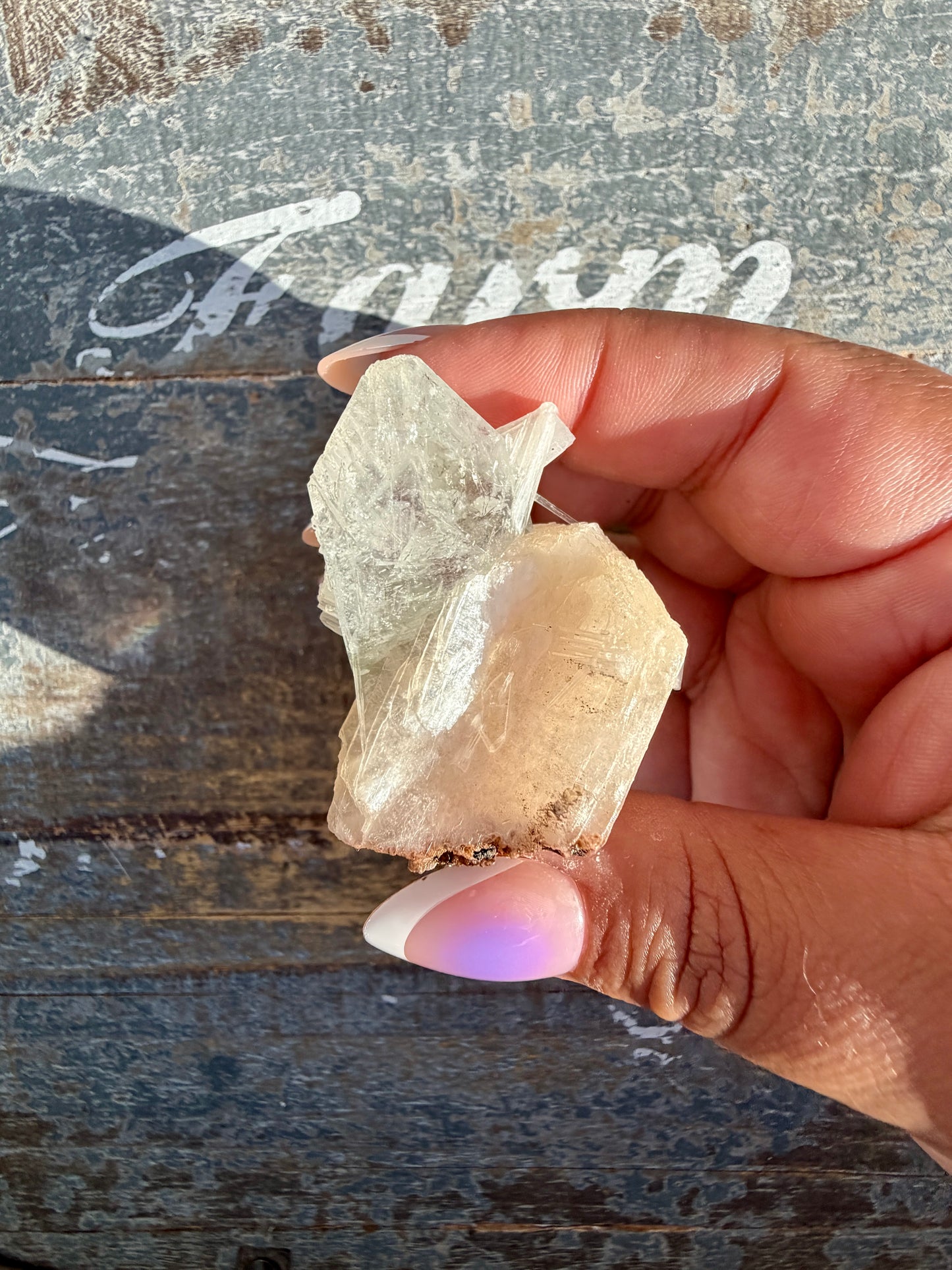 Gorgeous Green Apophyllite with Stilbite | India | Opt 87