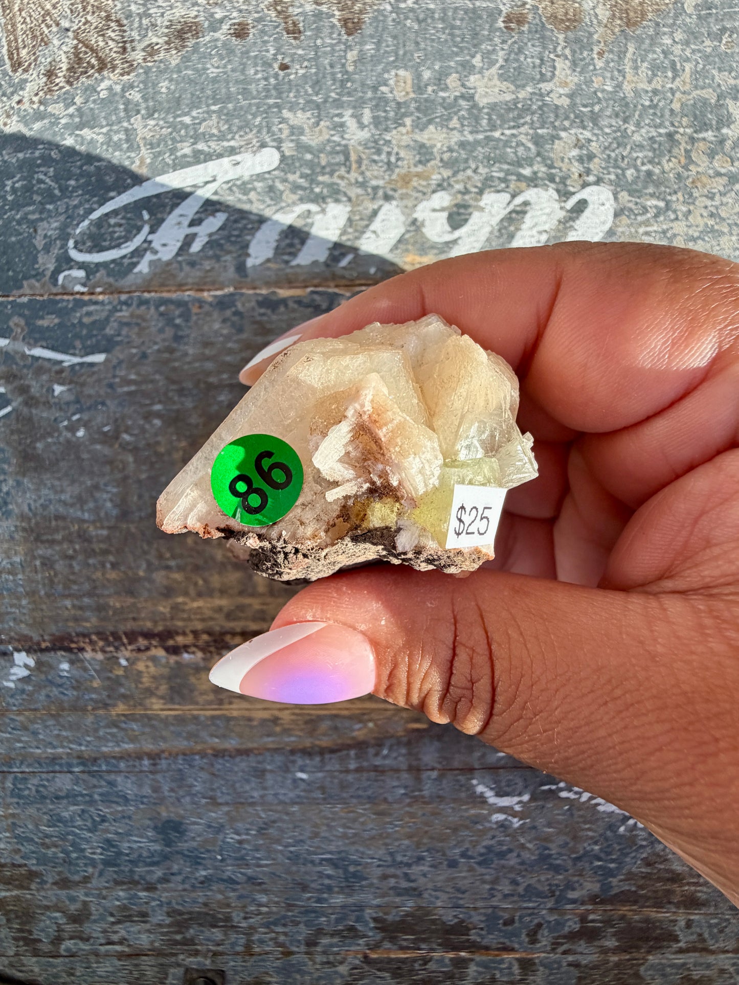 Gorgeous Green Apophyllite with Stilbite | India | Opt 86