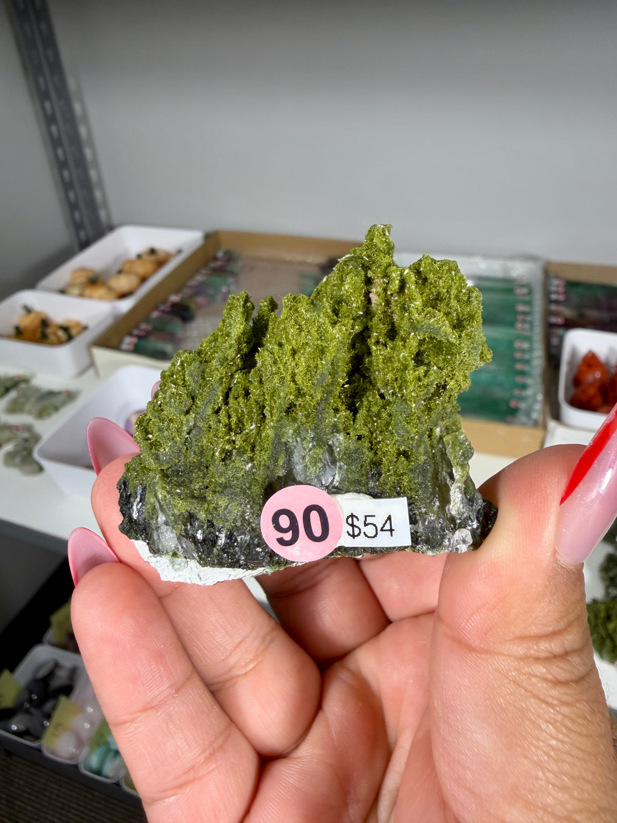 Gorgeous Epidote In Quartz Specimen | Turkey | Opt 90