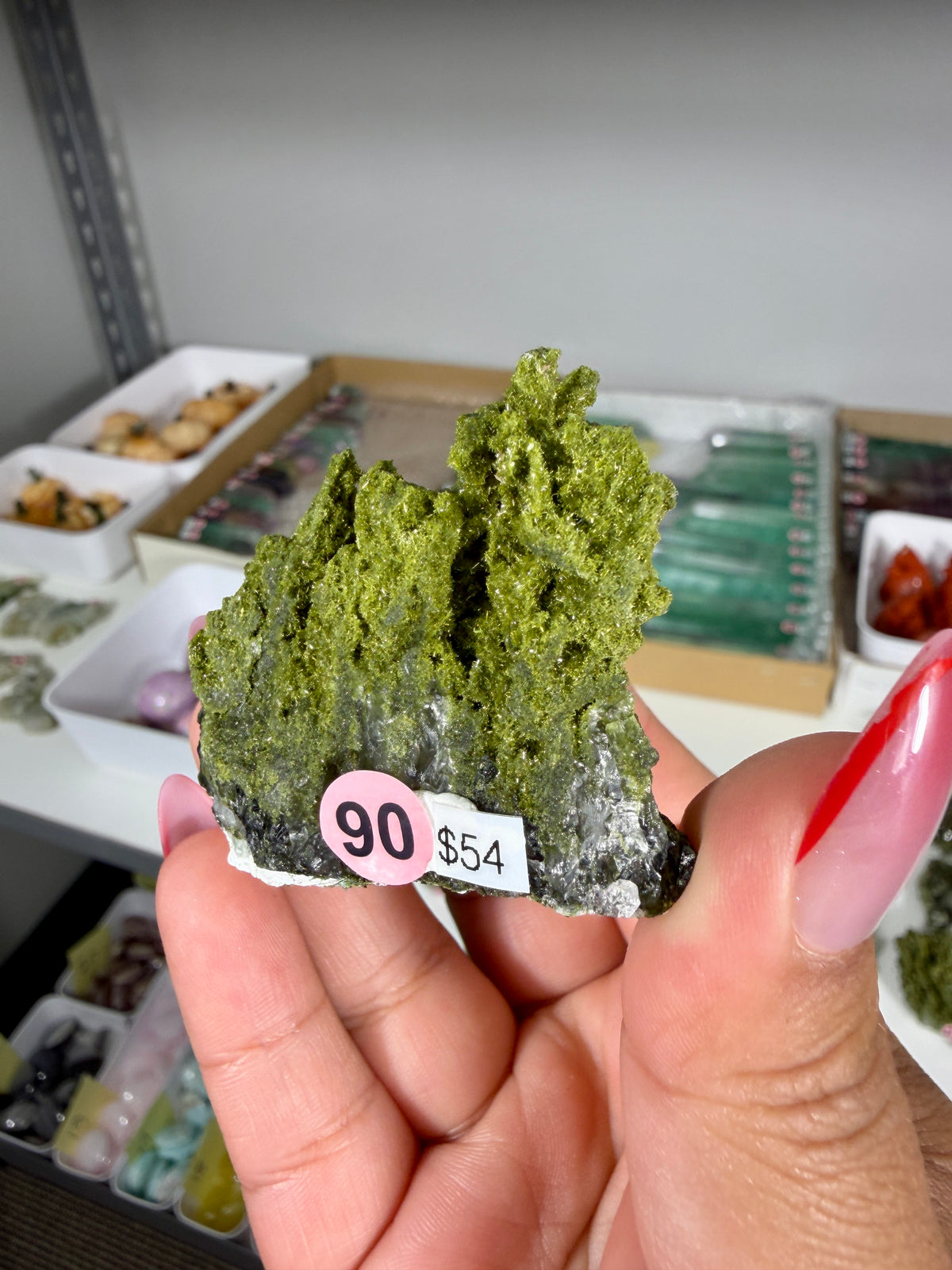 Gorgeous Epidote In Quartz Specimen | Turkey | Opt 90